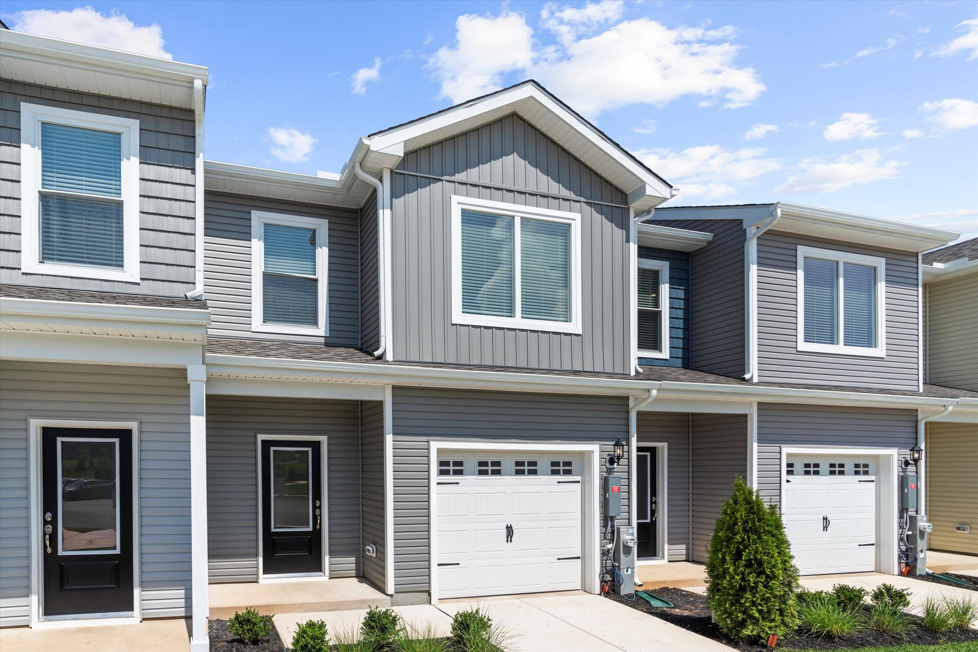 The Camden townhomes have a 1-car garage
