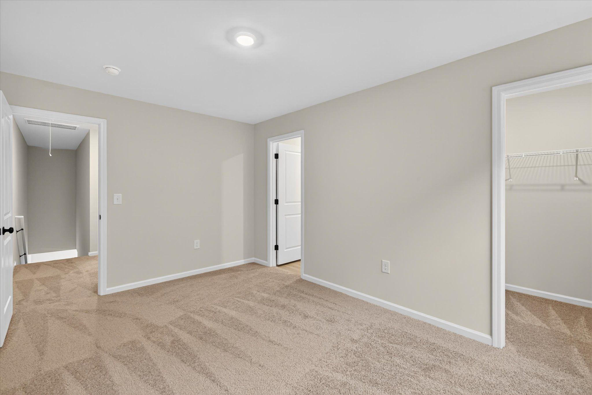 Each bedroom has ample space. 