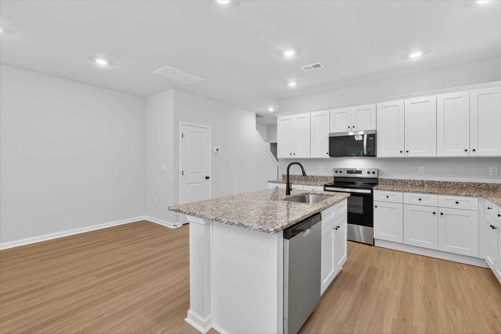 Open-concept layout