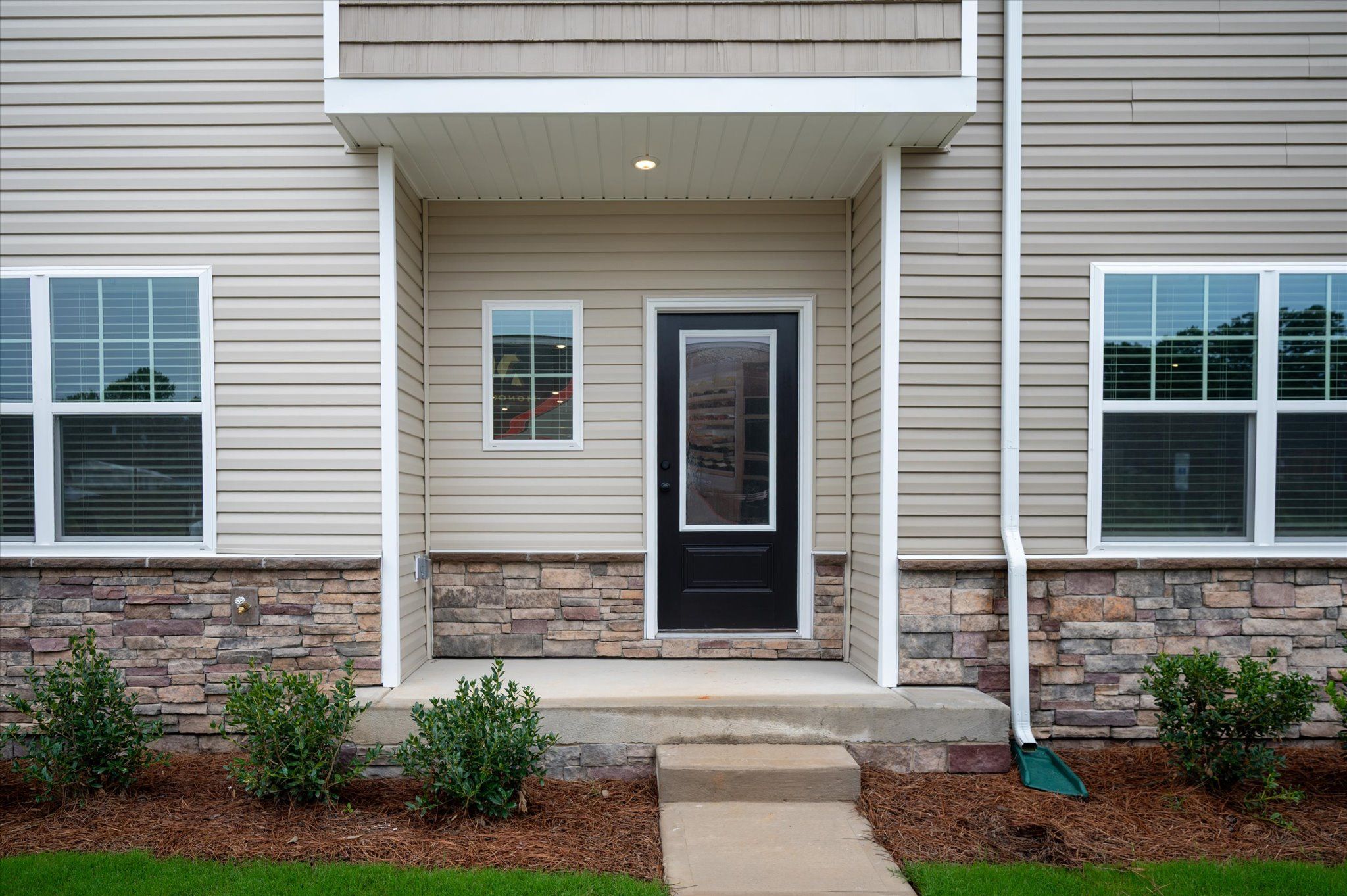 Front porch of The Holly townhome