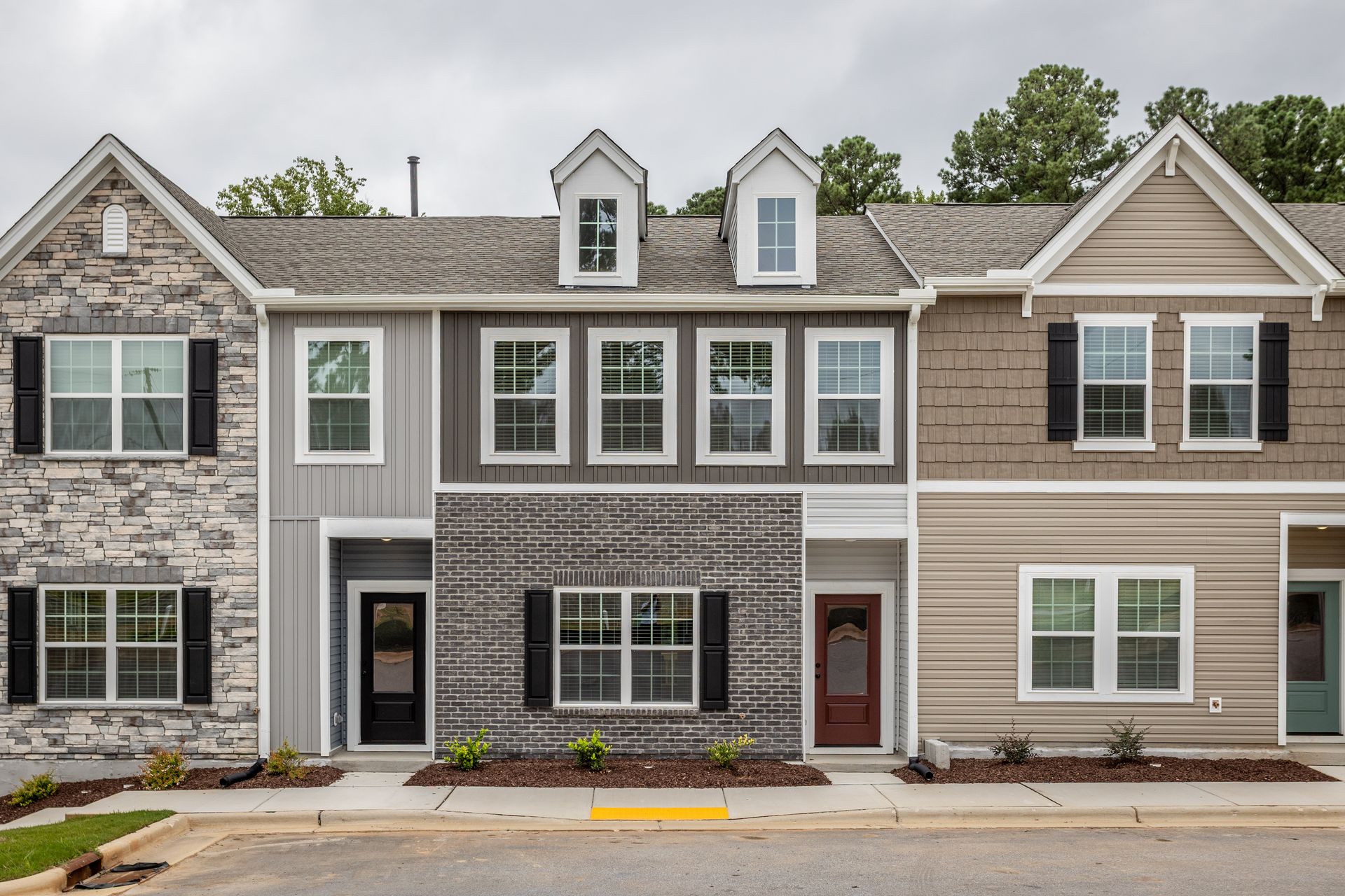 The Dagny townhome has lots of windows. 