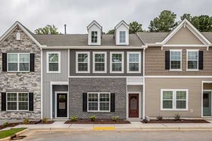 The Dagny townhome has lots of windows.