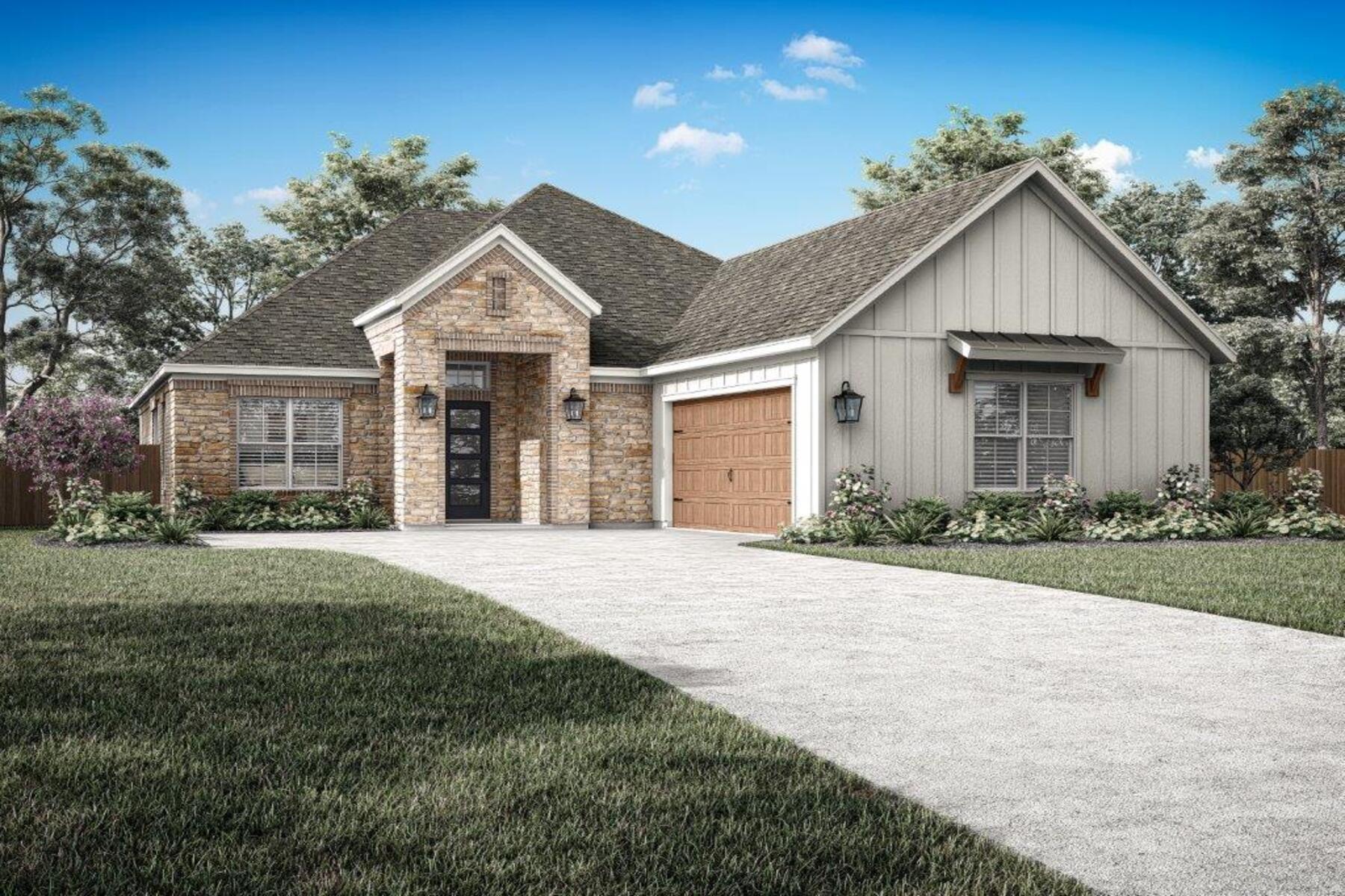 Daylight rendering of the Kingsley by Terrata Homes