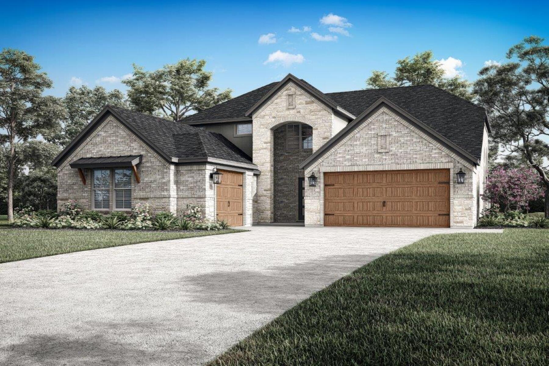 Daylight rendering of the Stanford by Terrata Homes.