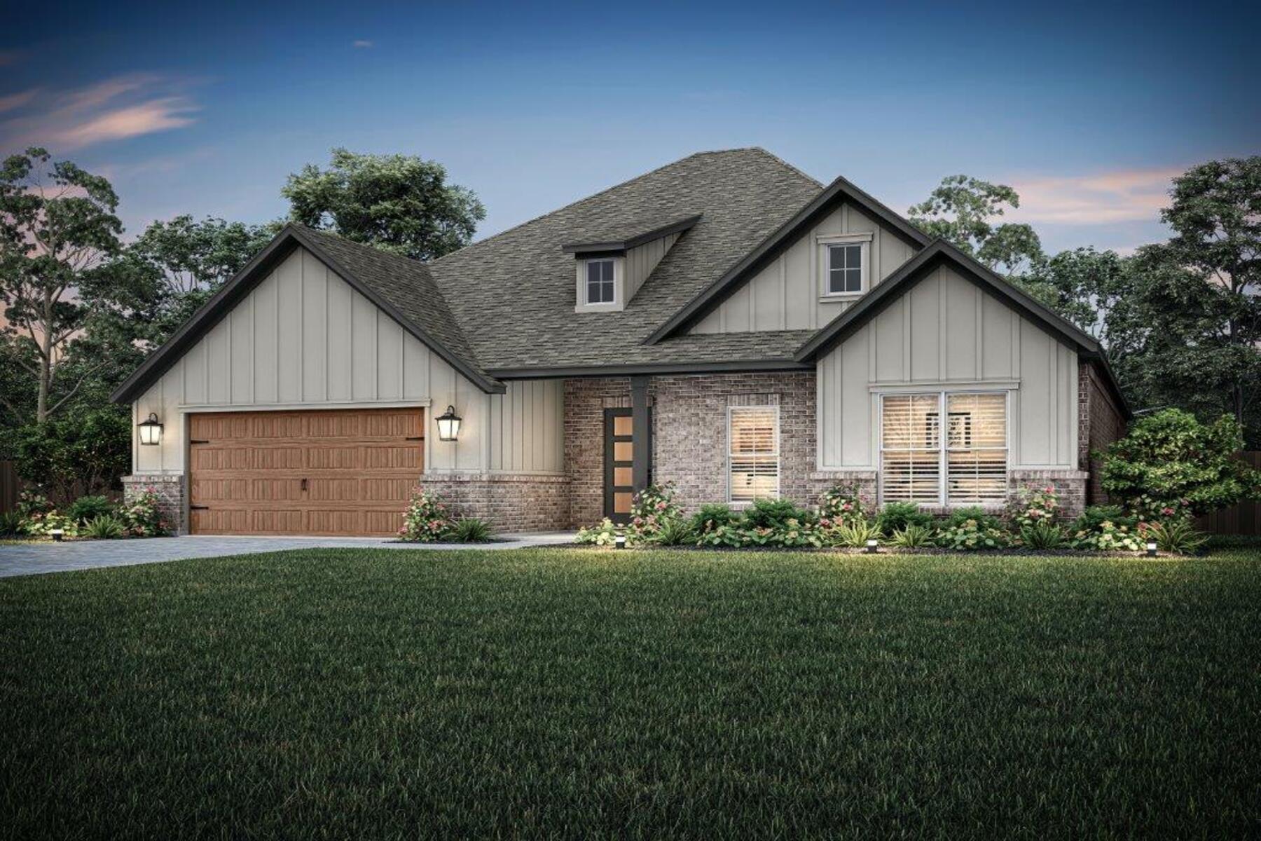 Dusk rendering of the Fairview by Terrata Homes.