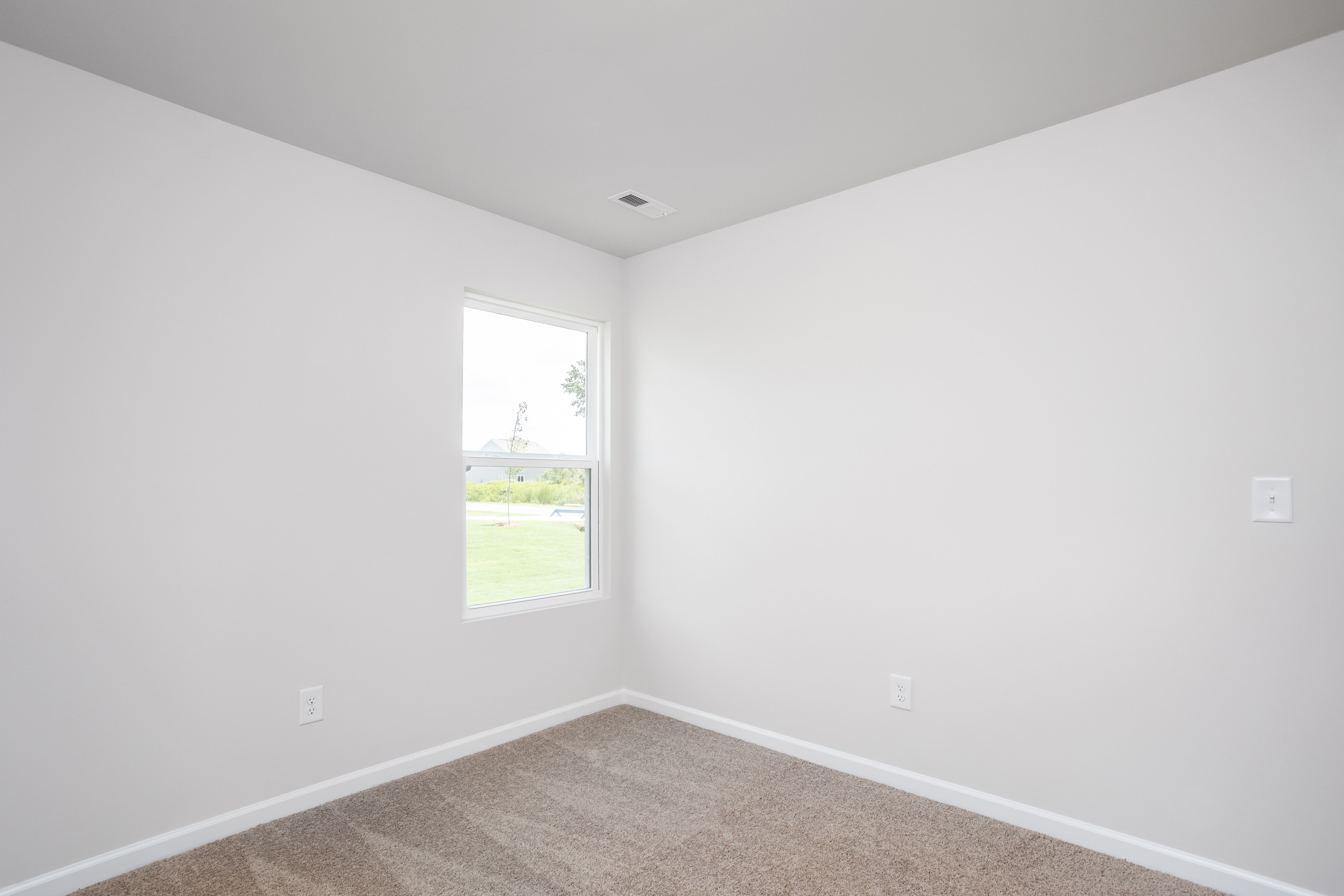 Each room has its own closet