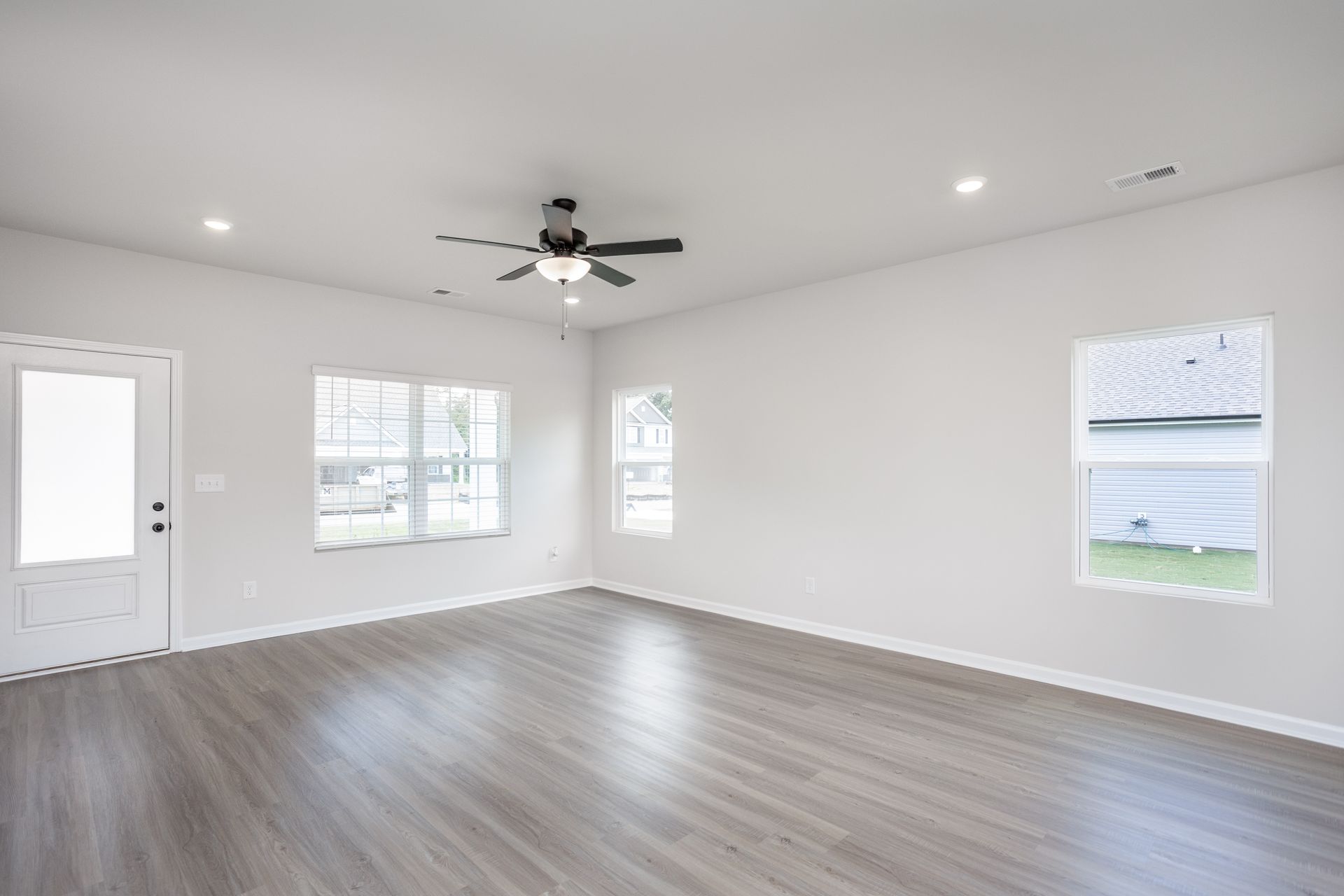 Open-concept living area