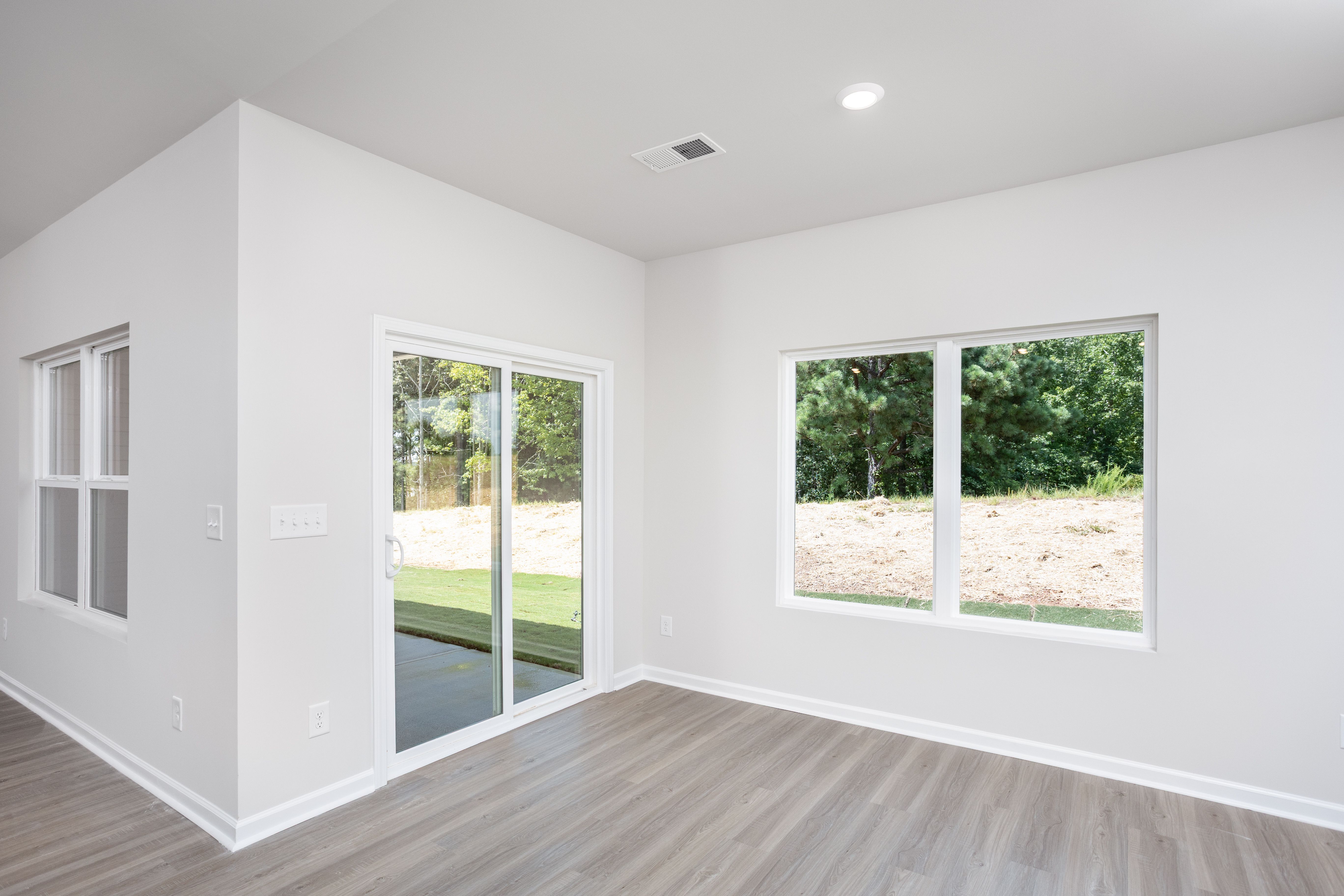 Dining room is off the kitchen