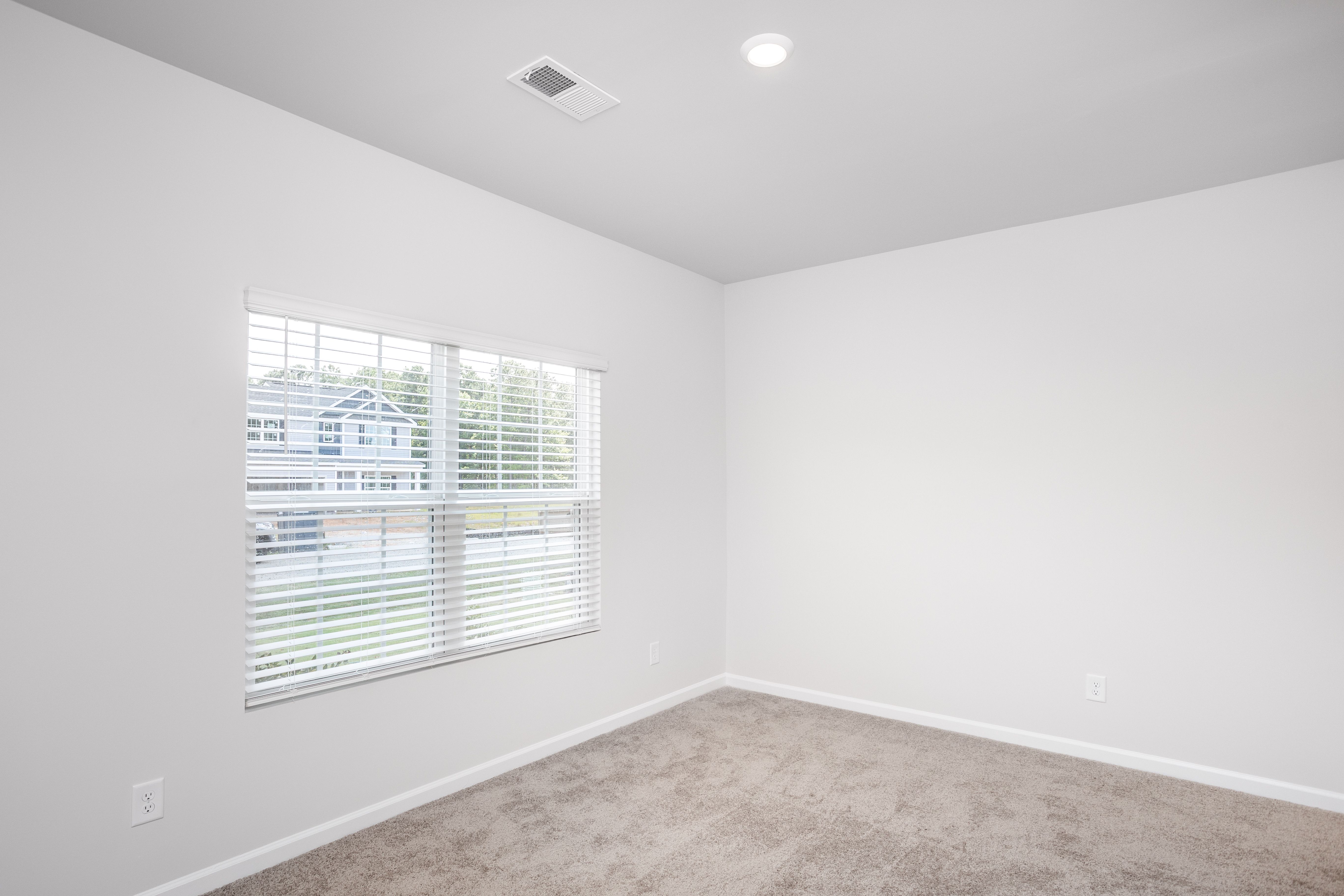 Each bedroom has carpet