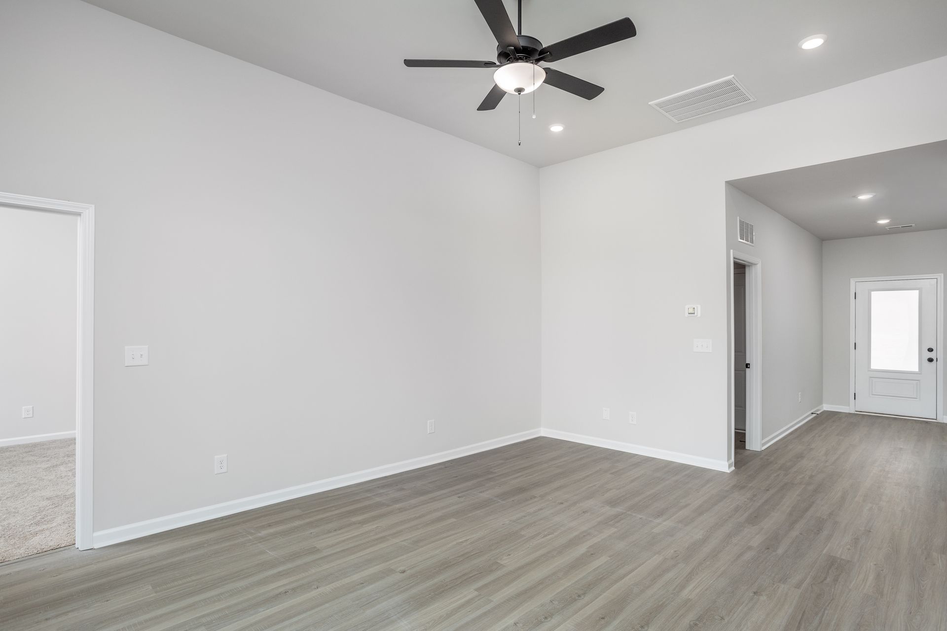 Open-concept living area