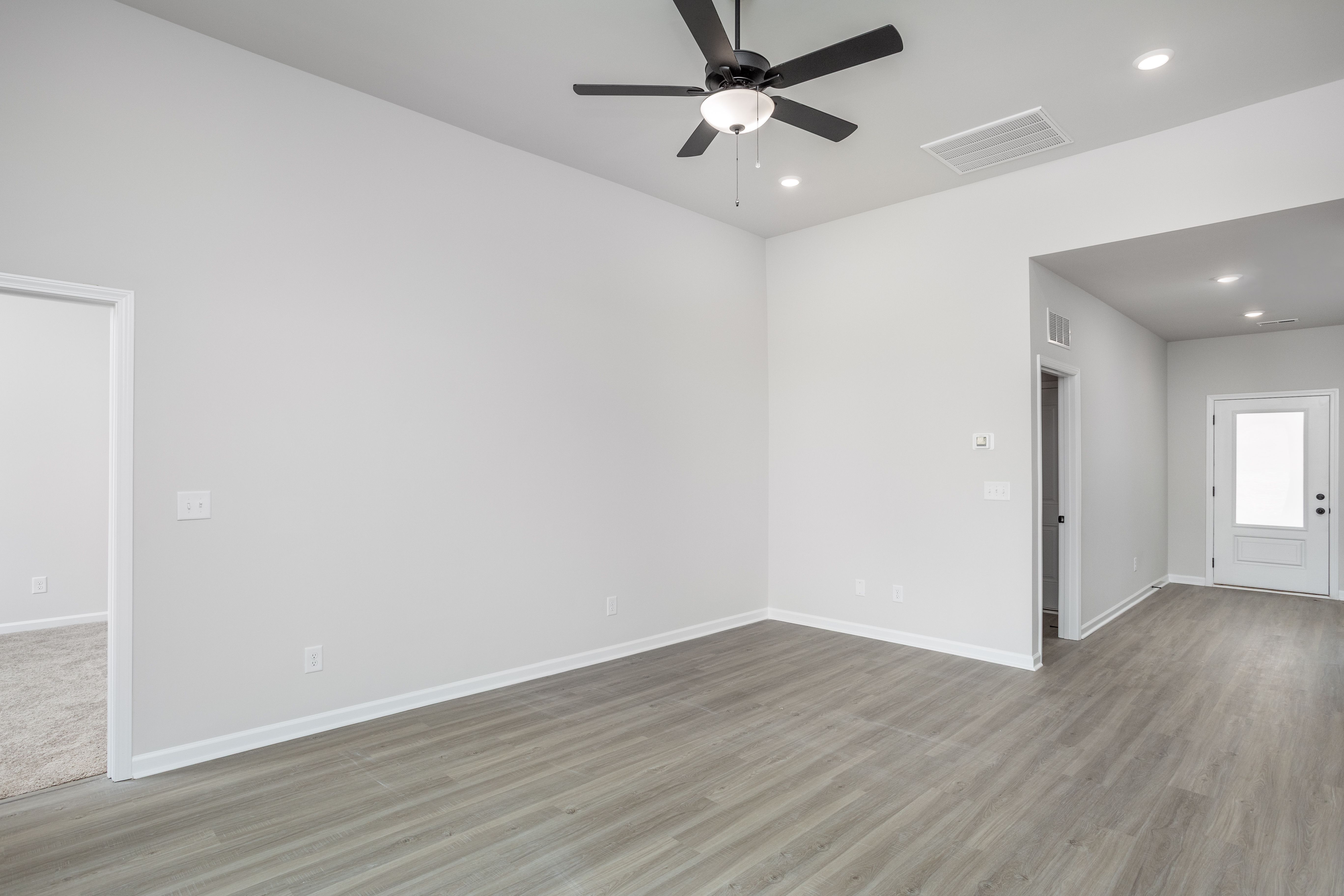 Open-concept living area