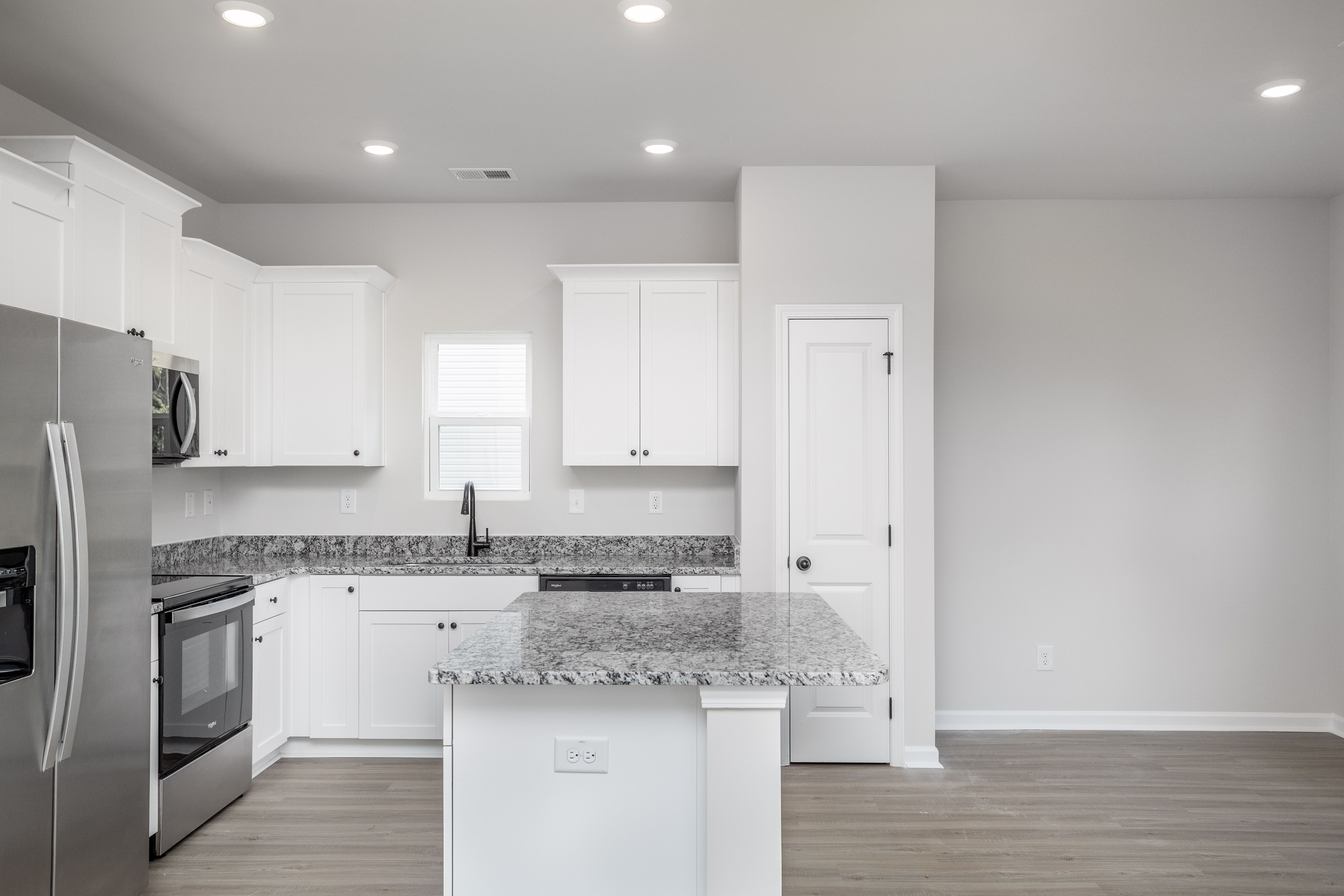 Each home comes with stainless steel appliances