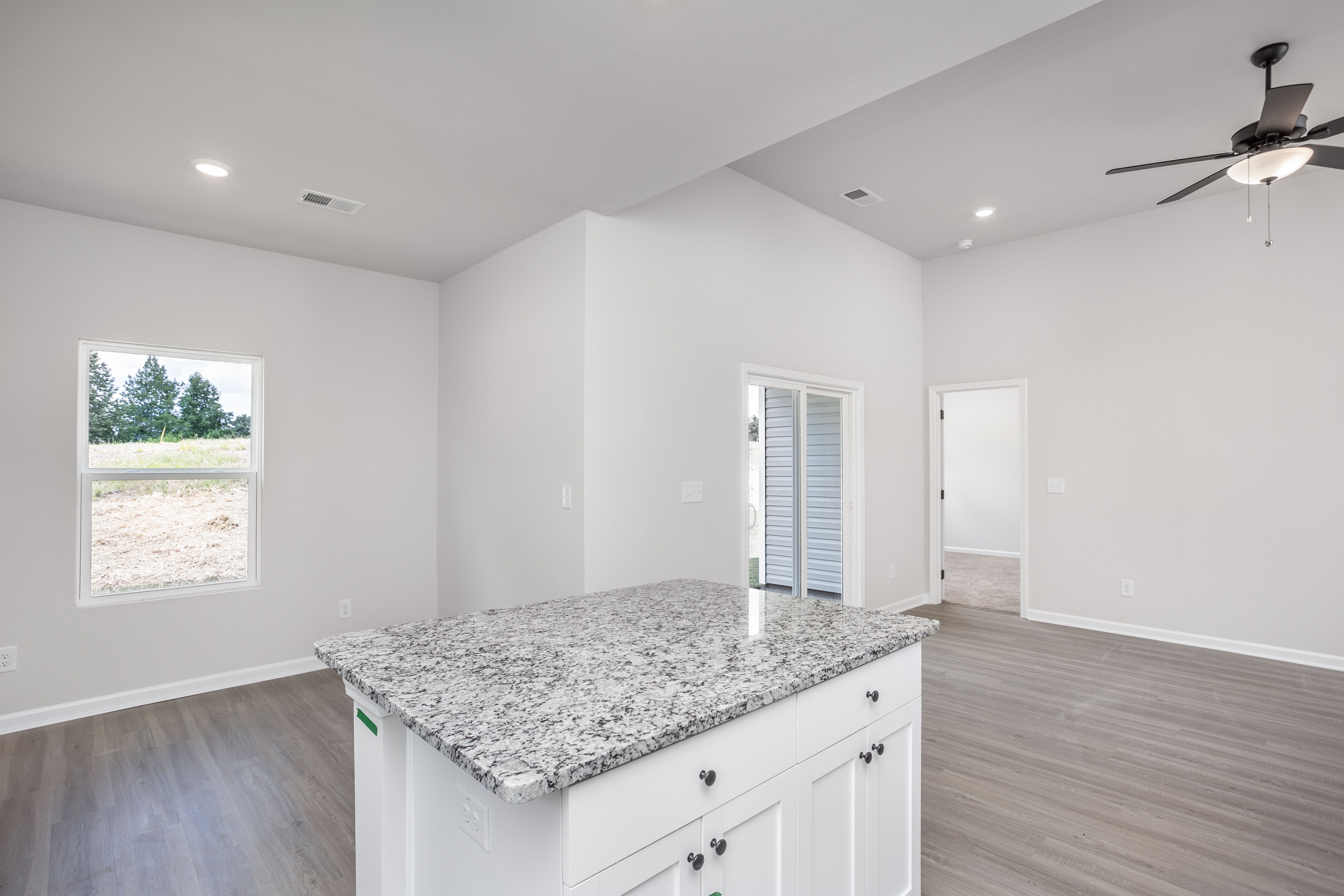 This home comes with granite countertops