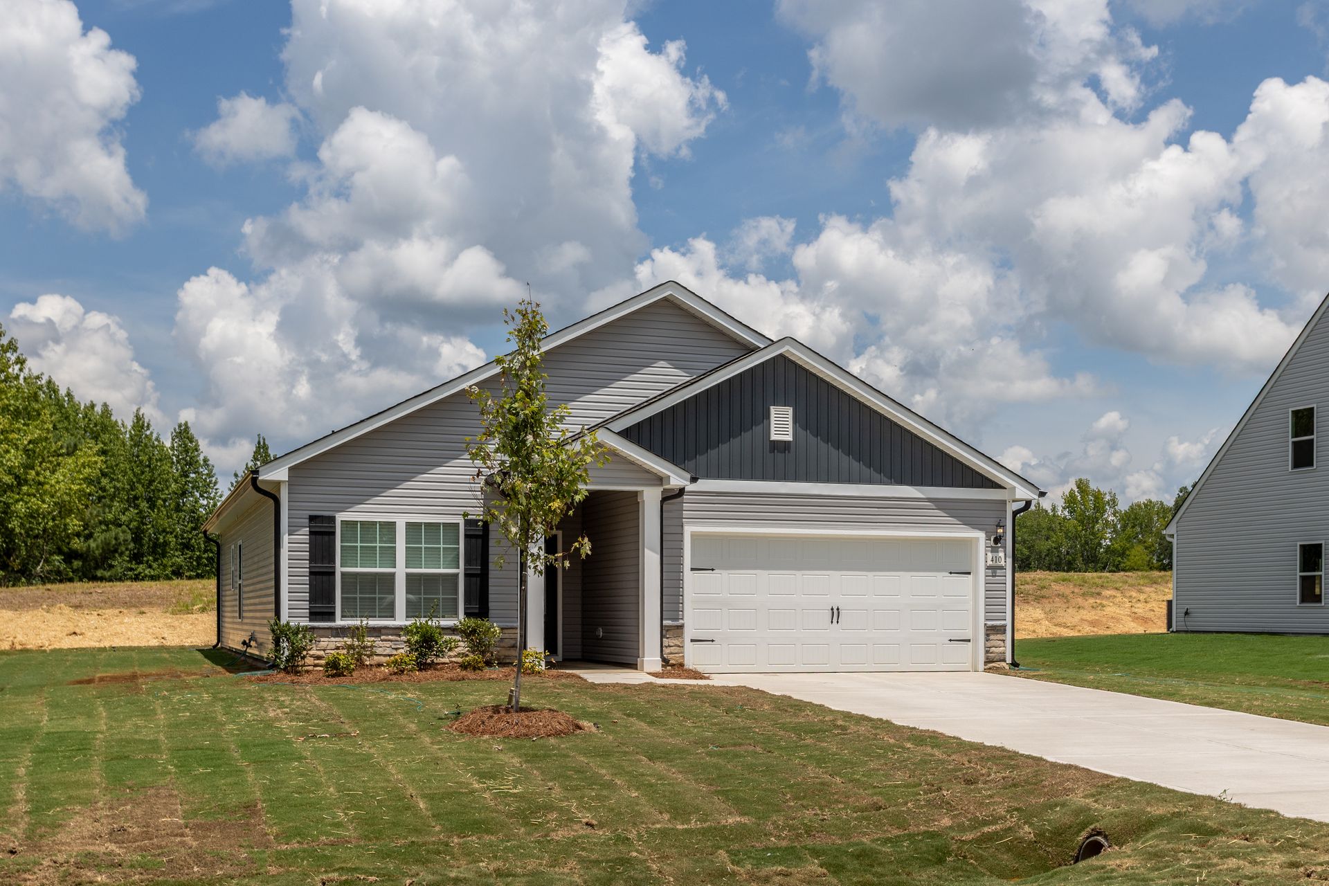 The Blanco floor plan has a 2-car garage