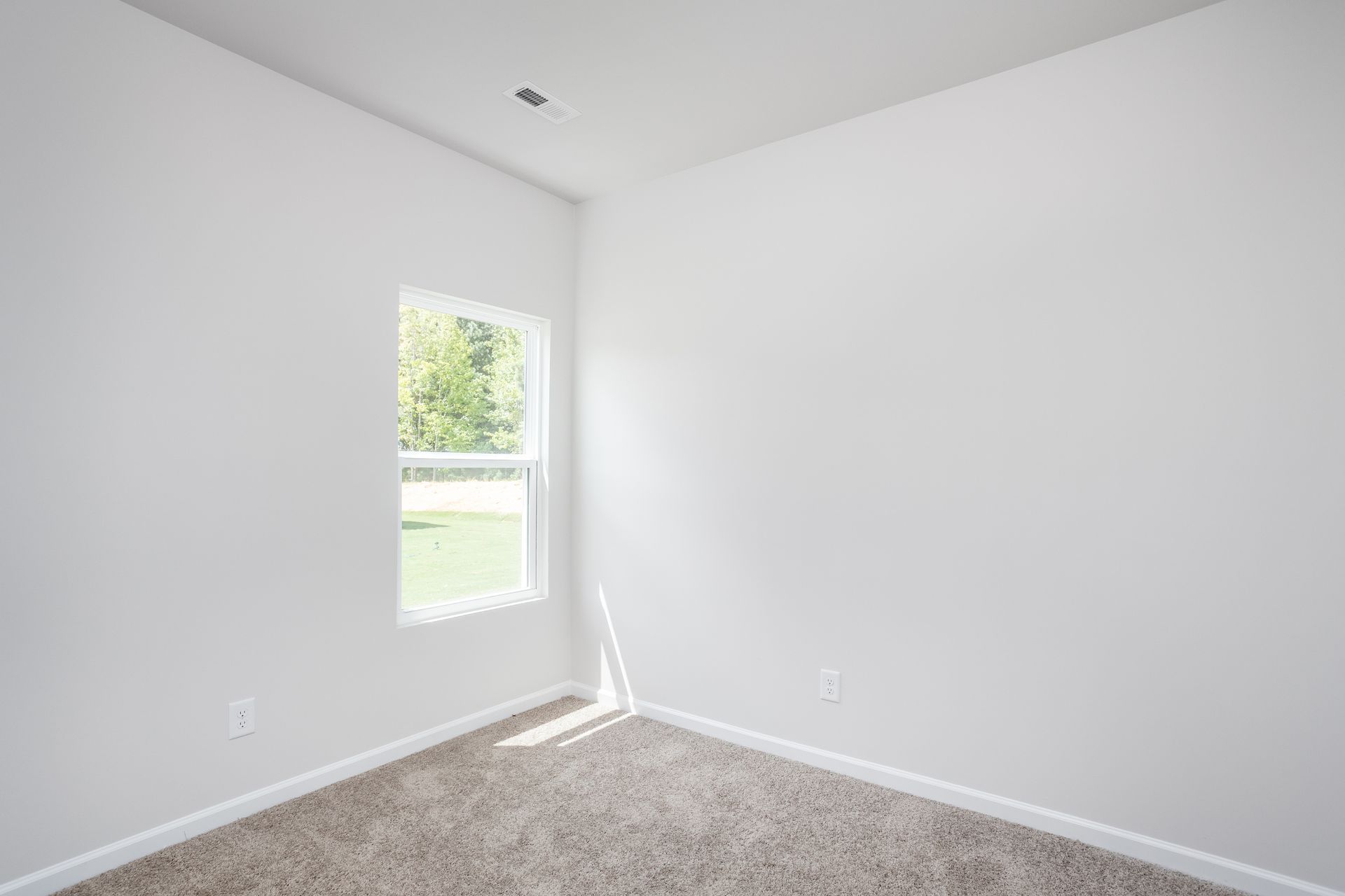Each bedroom has a window