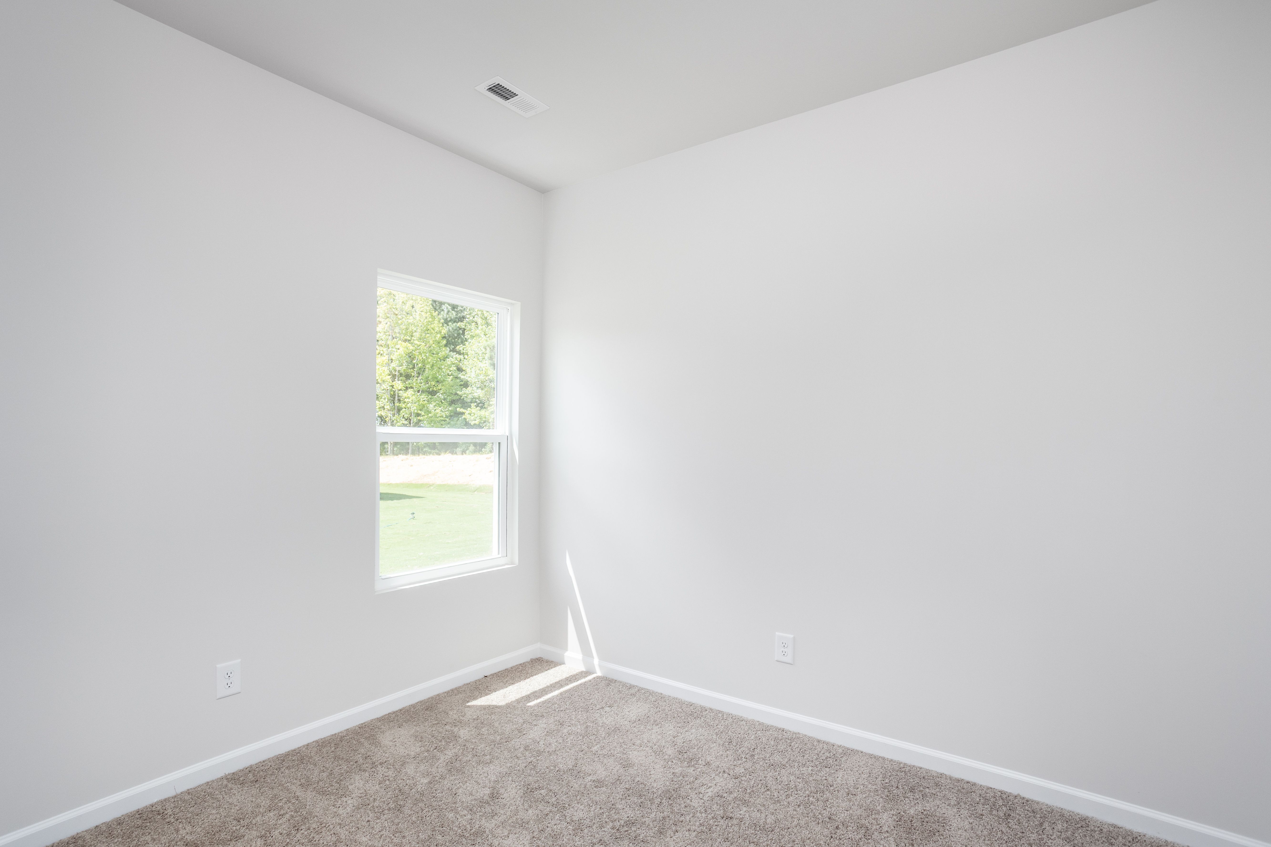 Each bedroom has a window