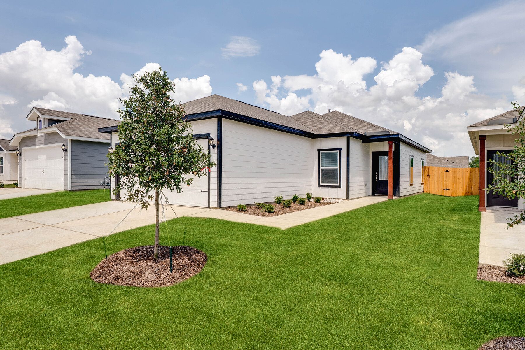 The Atticus has a gorgeous siding exterior.