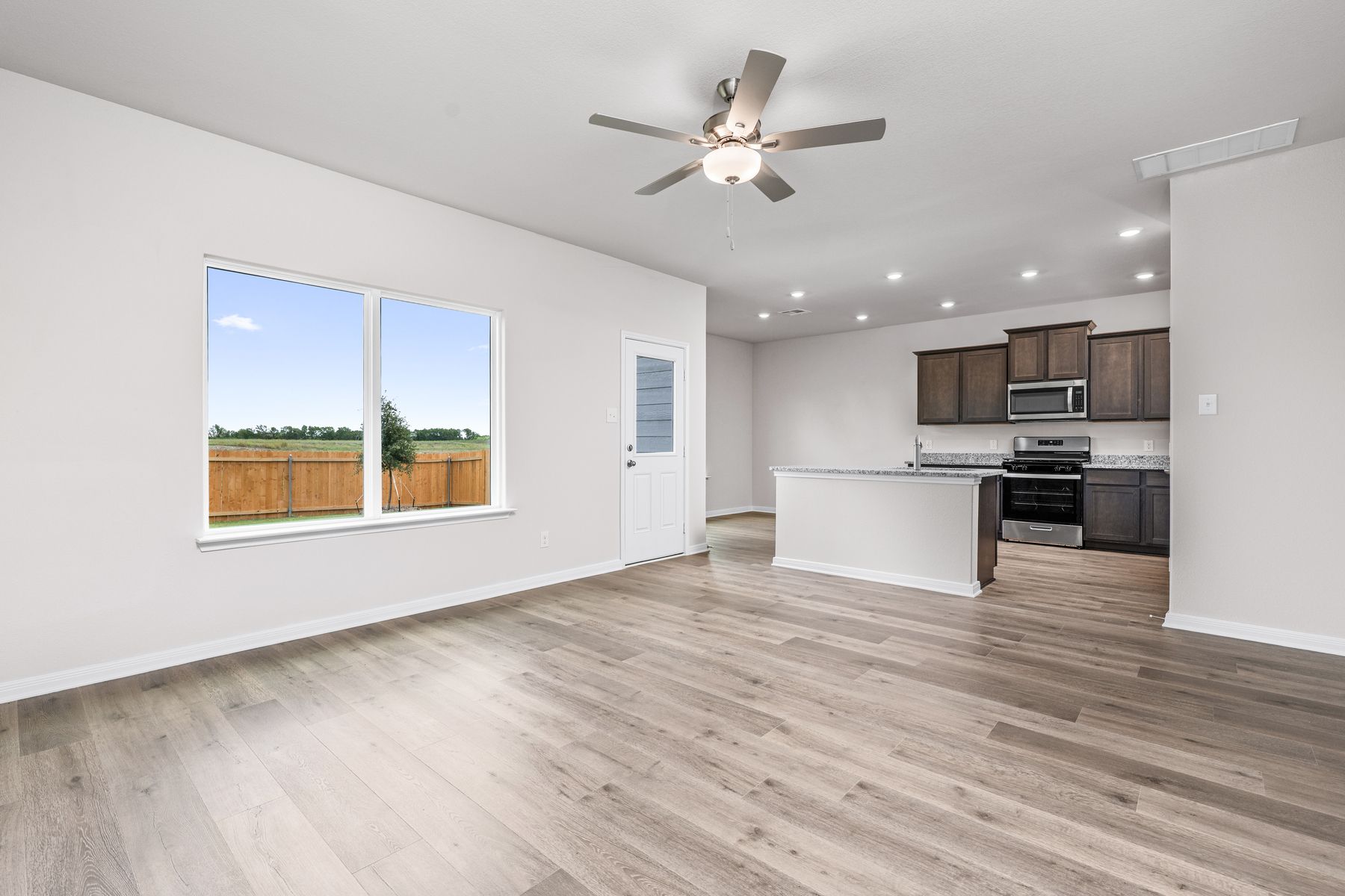 The Colorado has an open-concept layout.