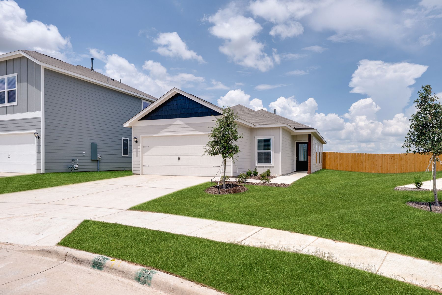 The Hawthorn has an attached two-car garage.