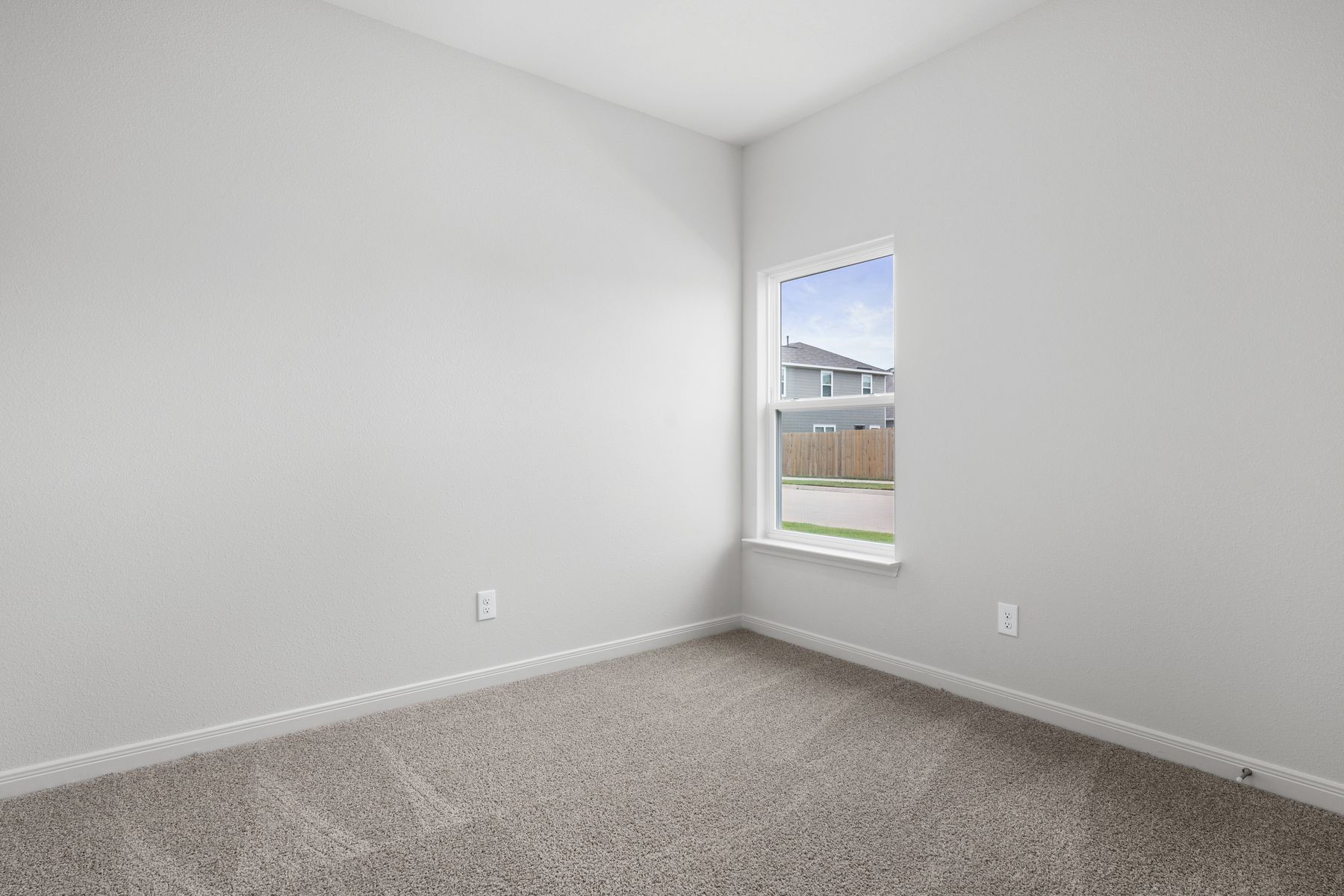 The secondary bedrooms are a great space for children's bedrooms and guest rooms.