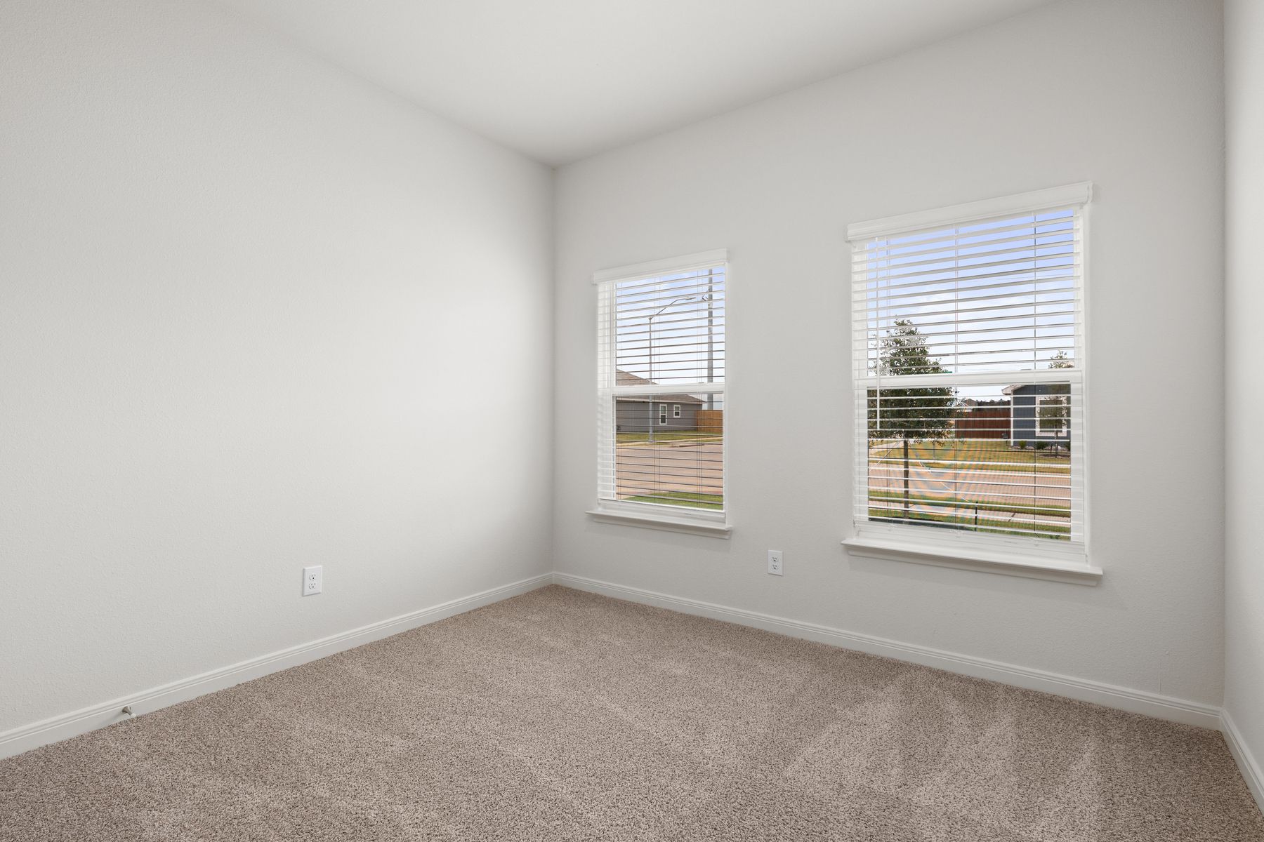 The secondary bedrooms are a great space for children's bedrooms and guest rooms.