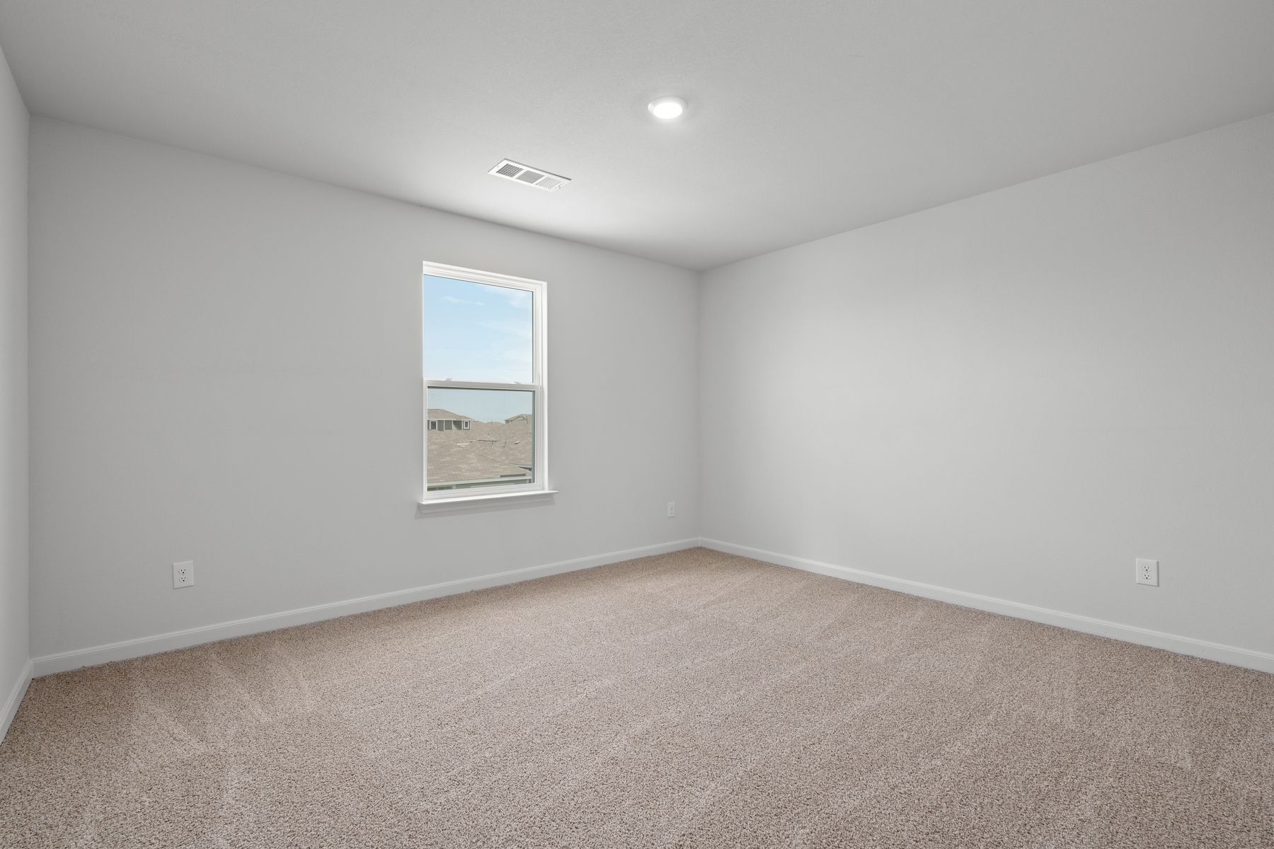 The secondary bedrooms of the Cypress are a great space for childrens rooms or guest rooms.