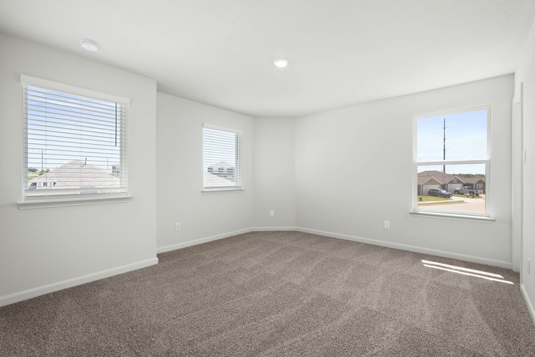 The secondary bedrooms are a perfect space for childrens bedrooms and guest rooms.