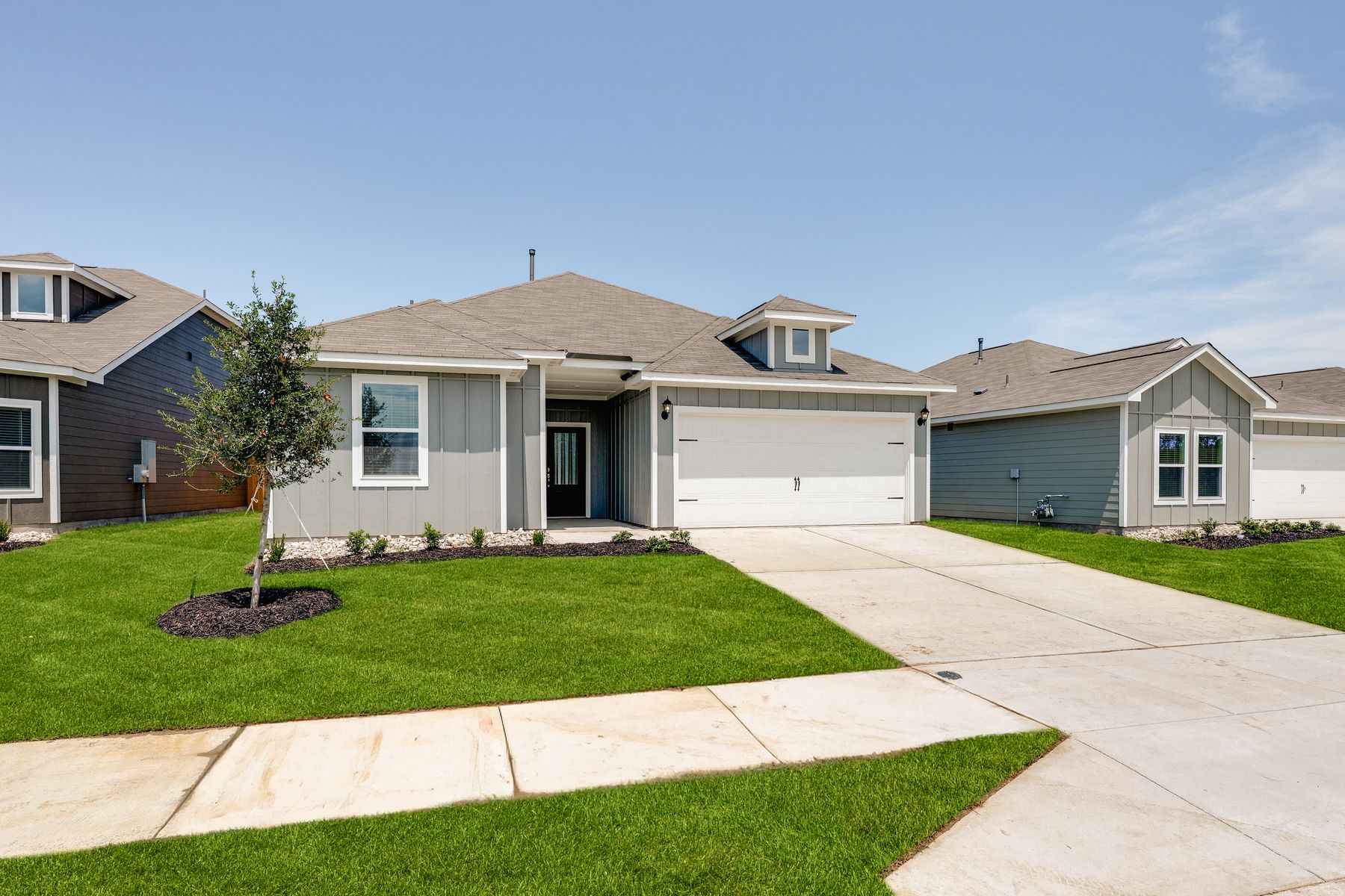 The Reed has a wonderful attached, two-car garage.