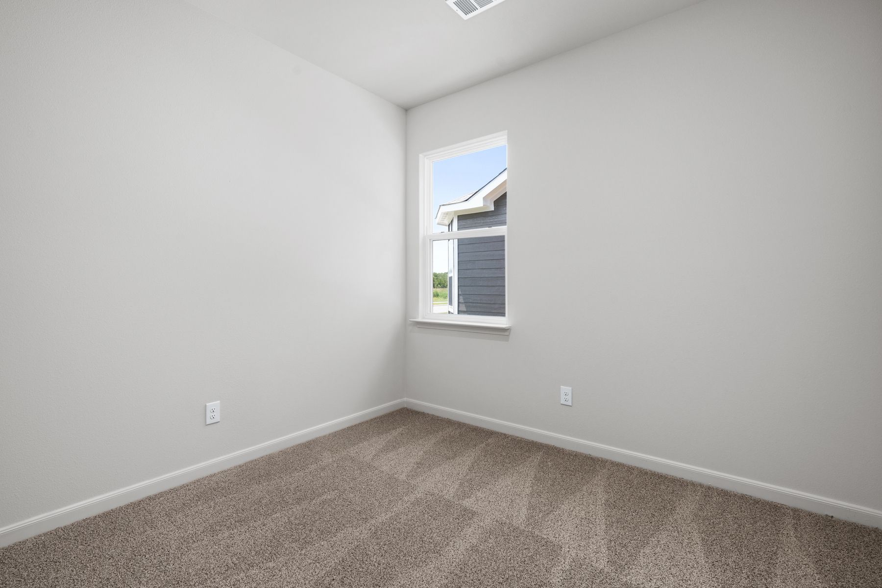 The secondary bedrooms are a perfect space for children's bedrooms or guest rooms.