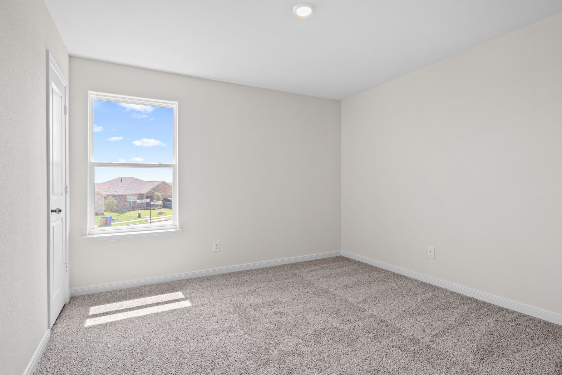 The secondary bedrooms are a perfect space for children's bedrooms or guest rooms.