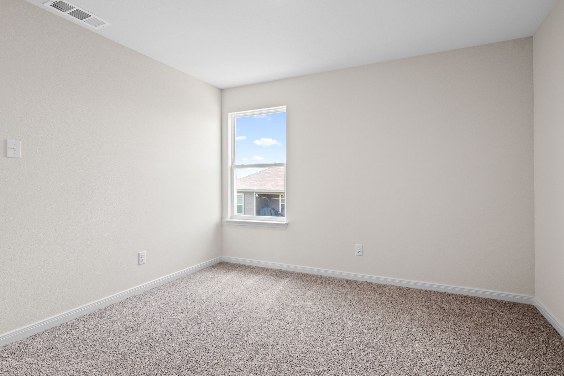 The secondary bedrooms are a perfect space for children's bedrooms or guest rooms.