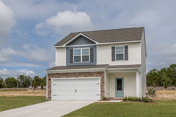 Angled-view of the Avery floor plan