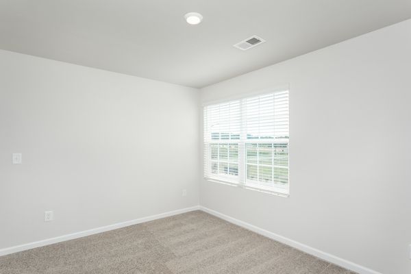 Each bedroom has carpet