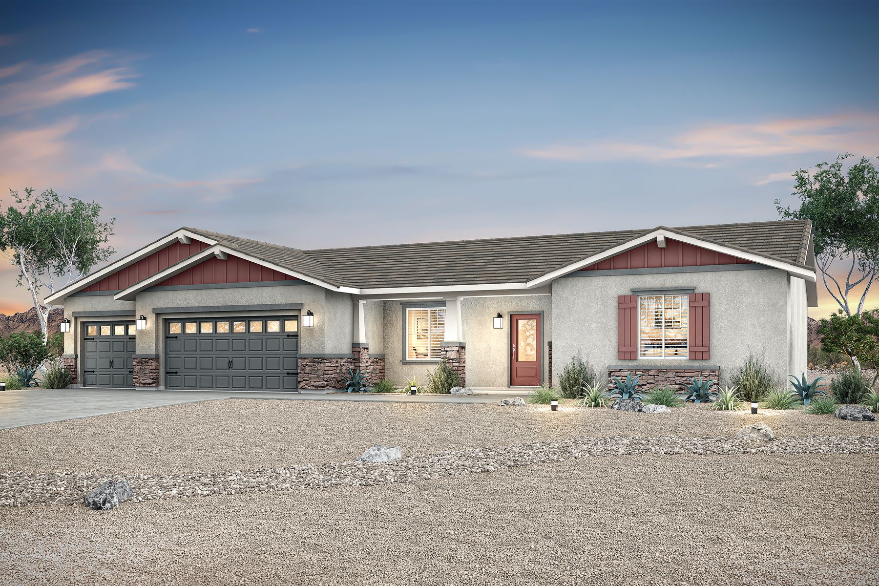 The Hermosa is a remarkable, single-story home at Ocotilla Ranch.