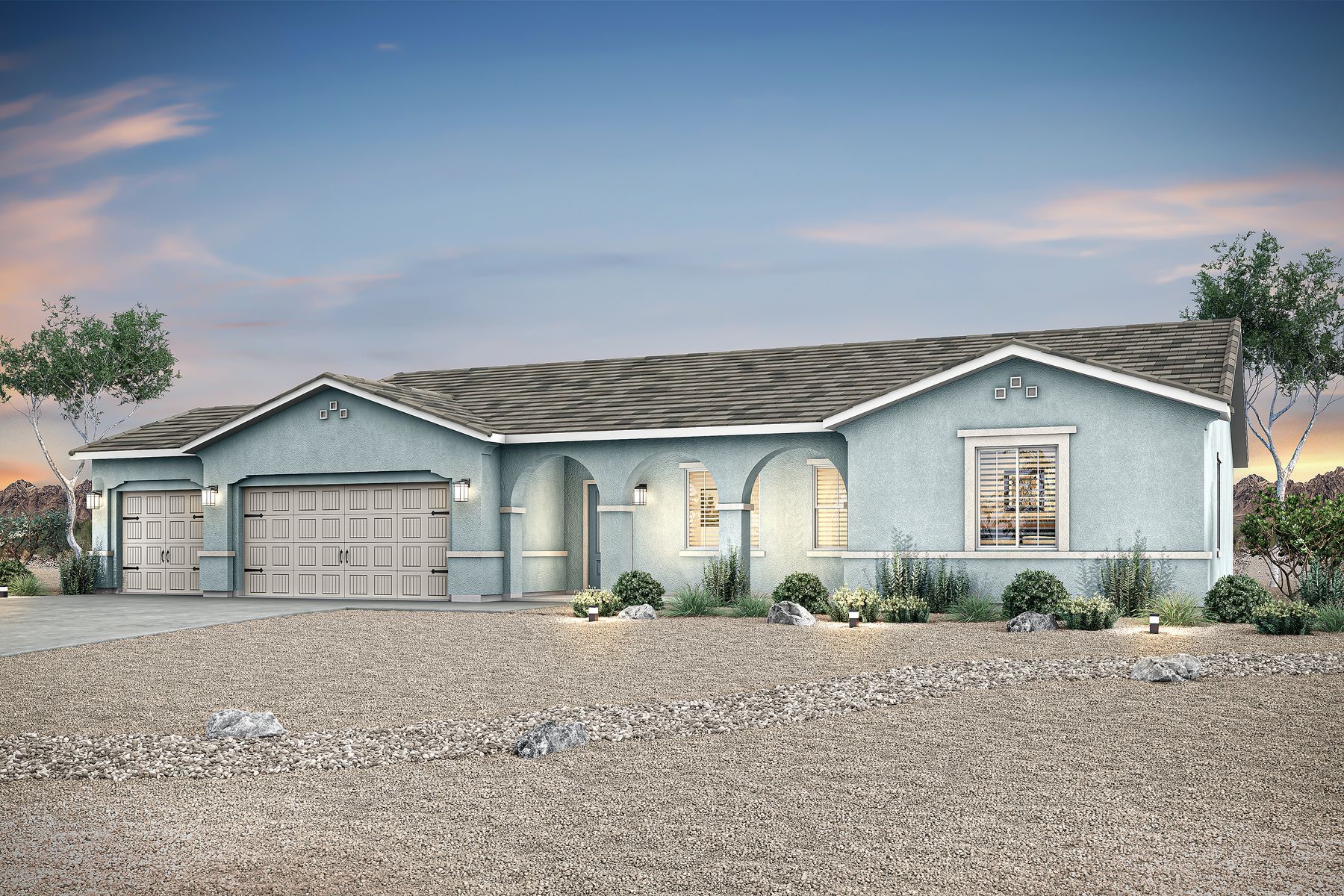 The La Jolla plan exudes curb appeal and is overflowing in upgrades.