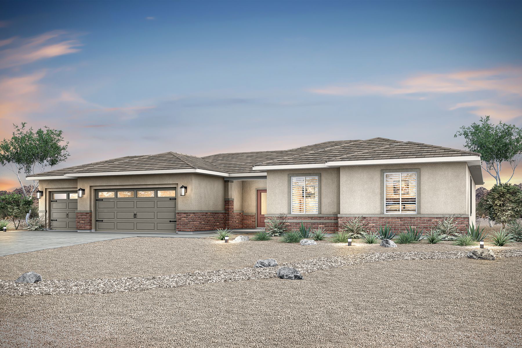 The Newport plan is available now at Desert Willow Village.