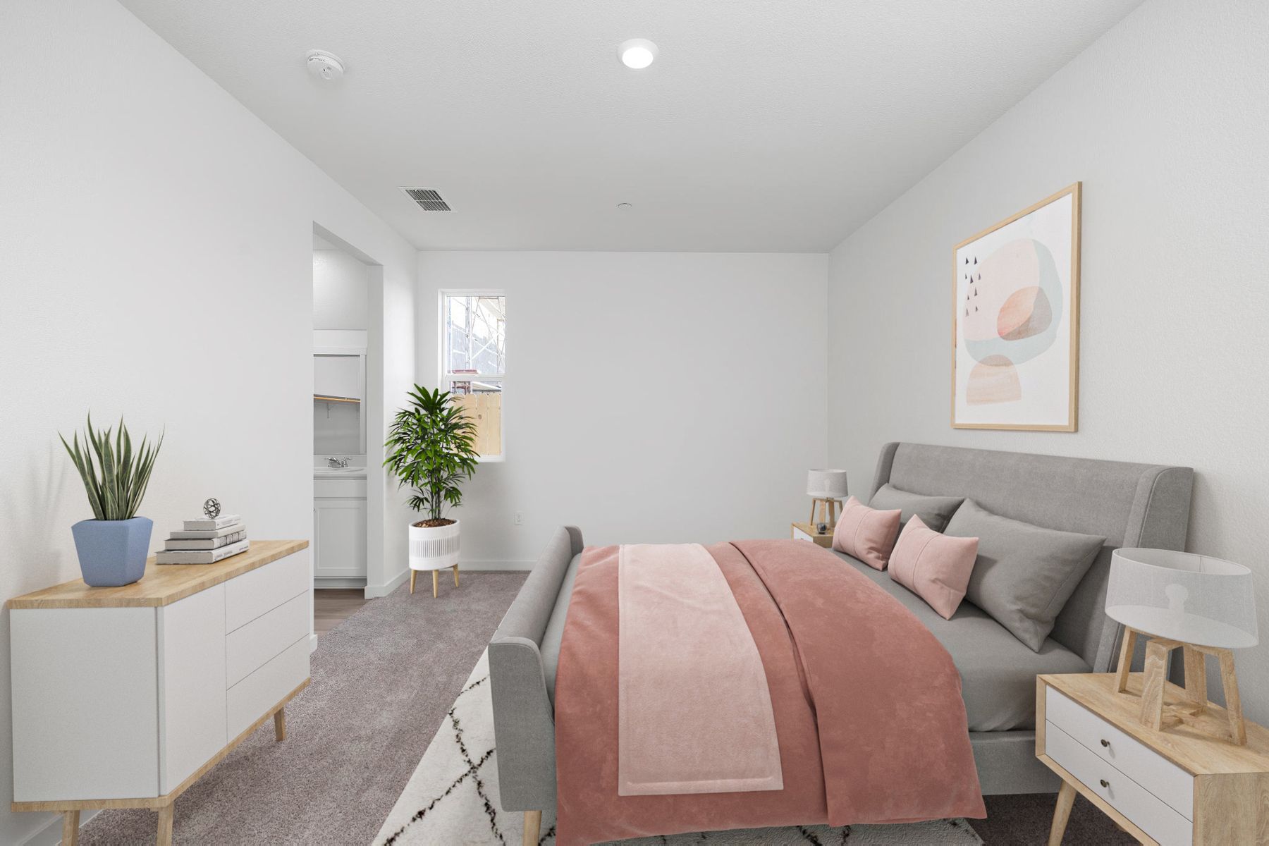 The master bedroom is the perfect place to relax at the end of the day.