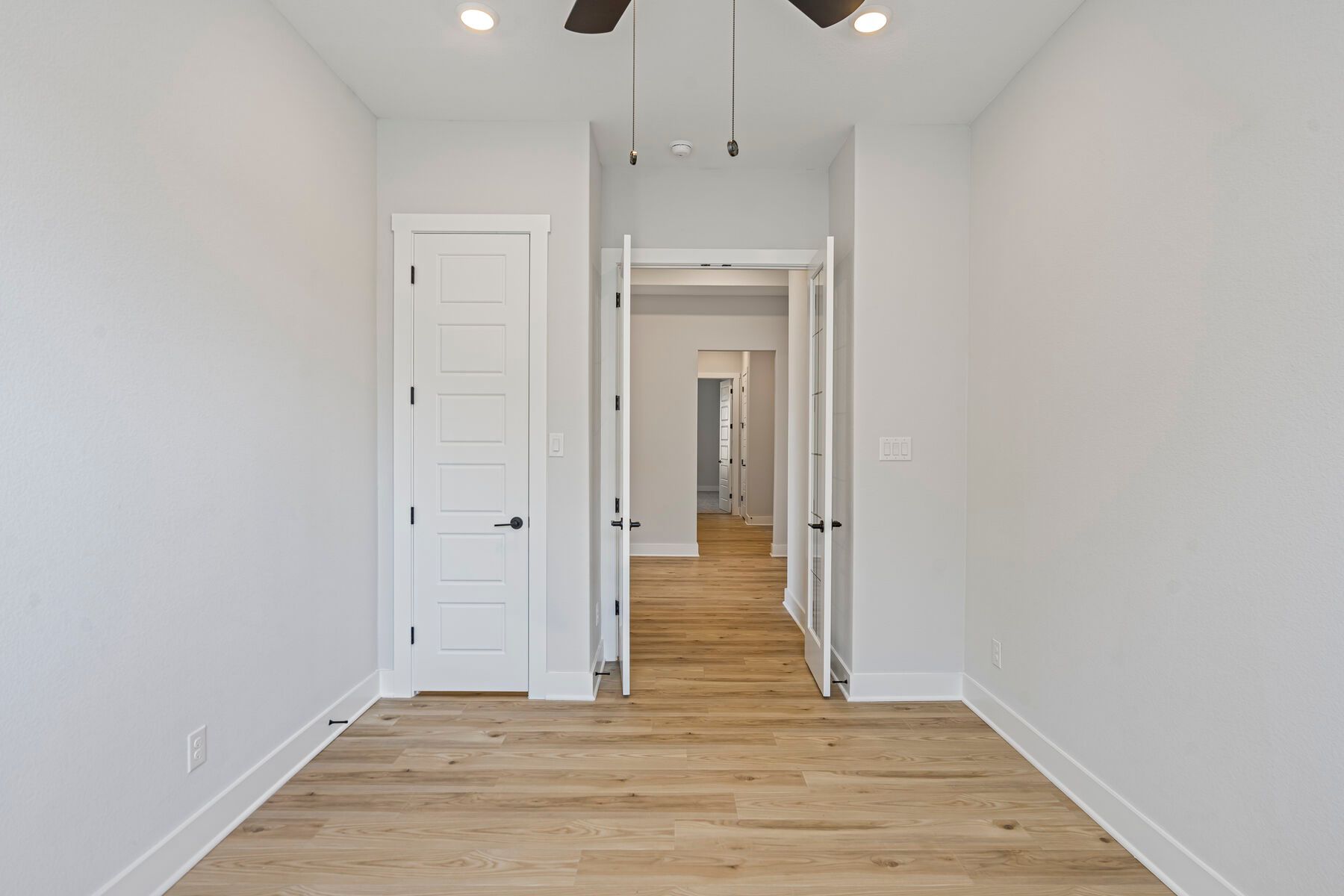 The flex room provides a versatile space.