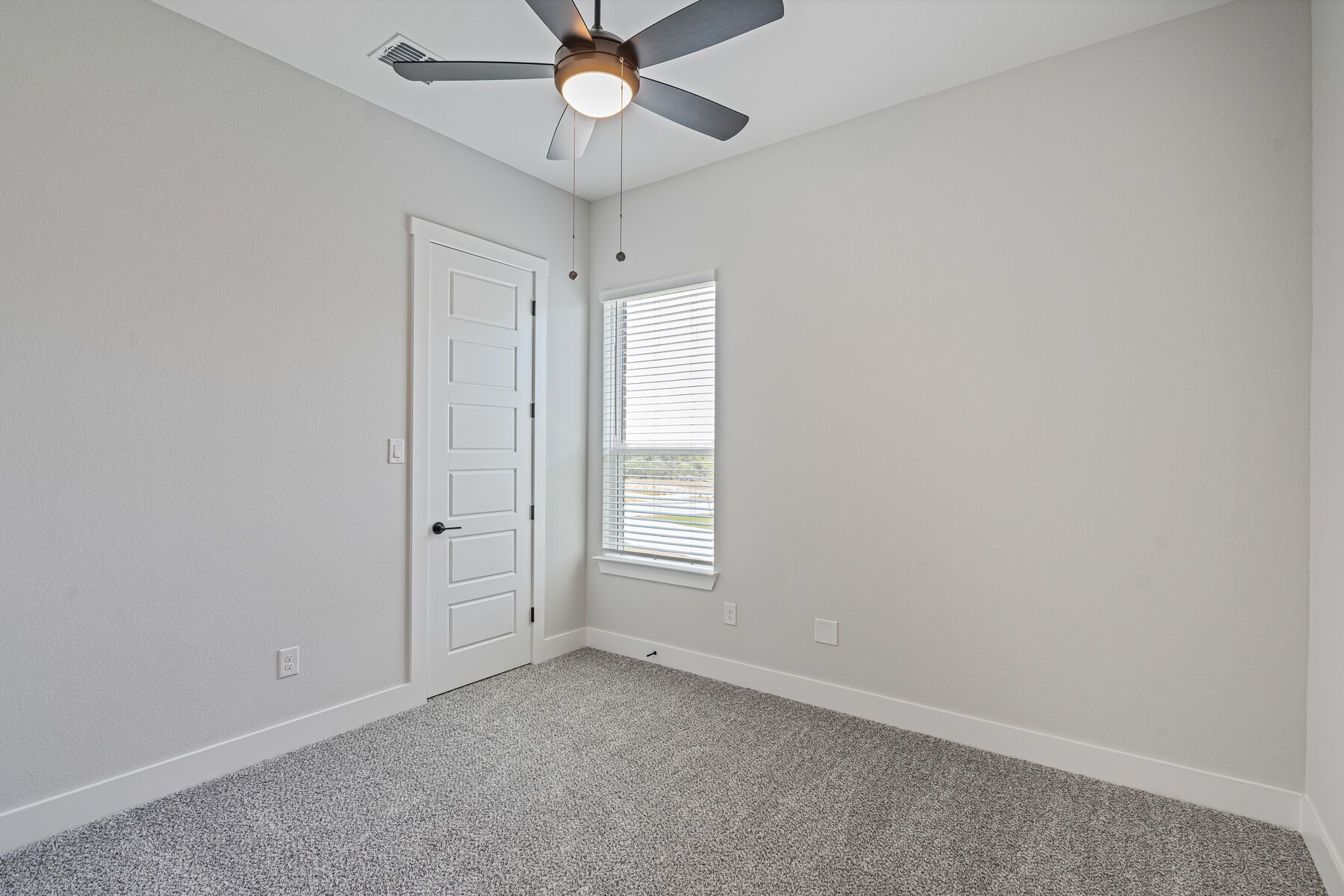 The secondary bedrooms are a great space for children's bedrooms or guest rooms.