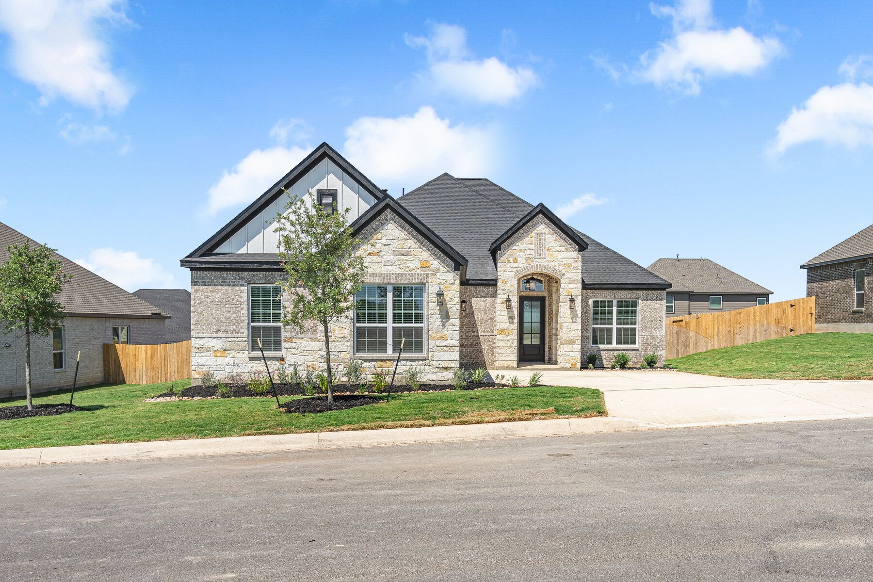 The Hanna is a beautiful one-story home.