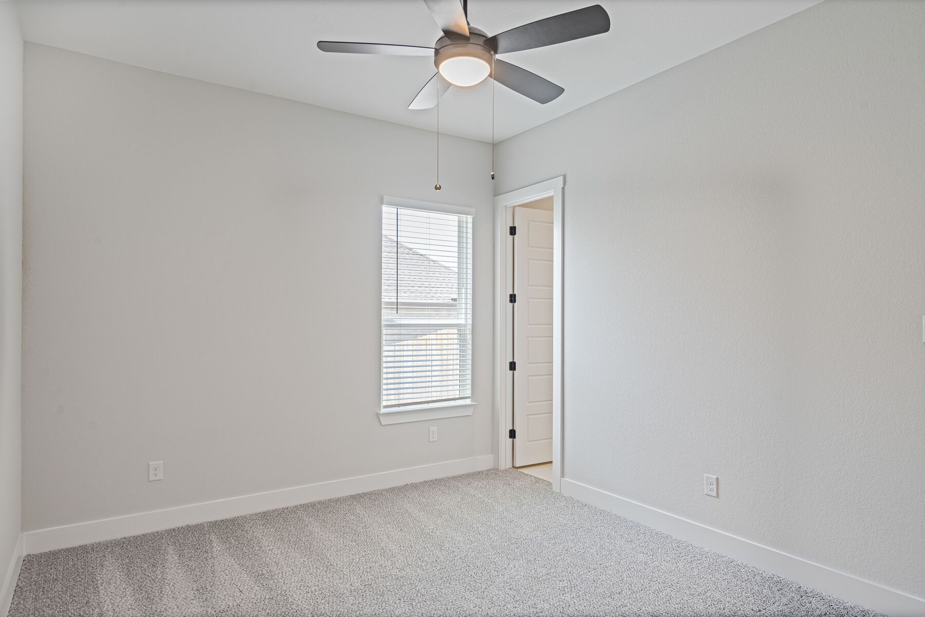 The secondary bedrooms are a great space for children's bedrooms or guest rooms.