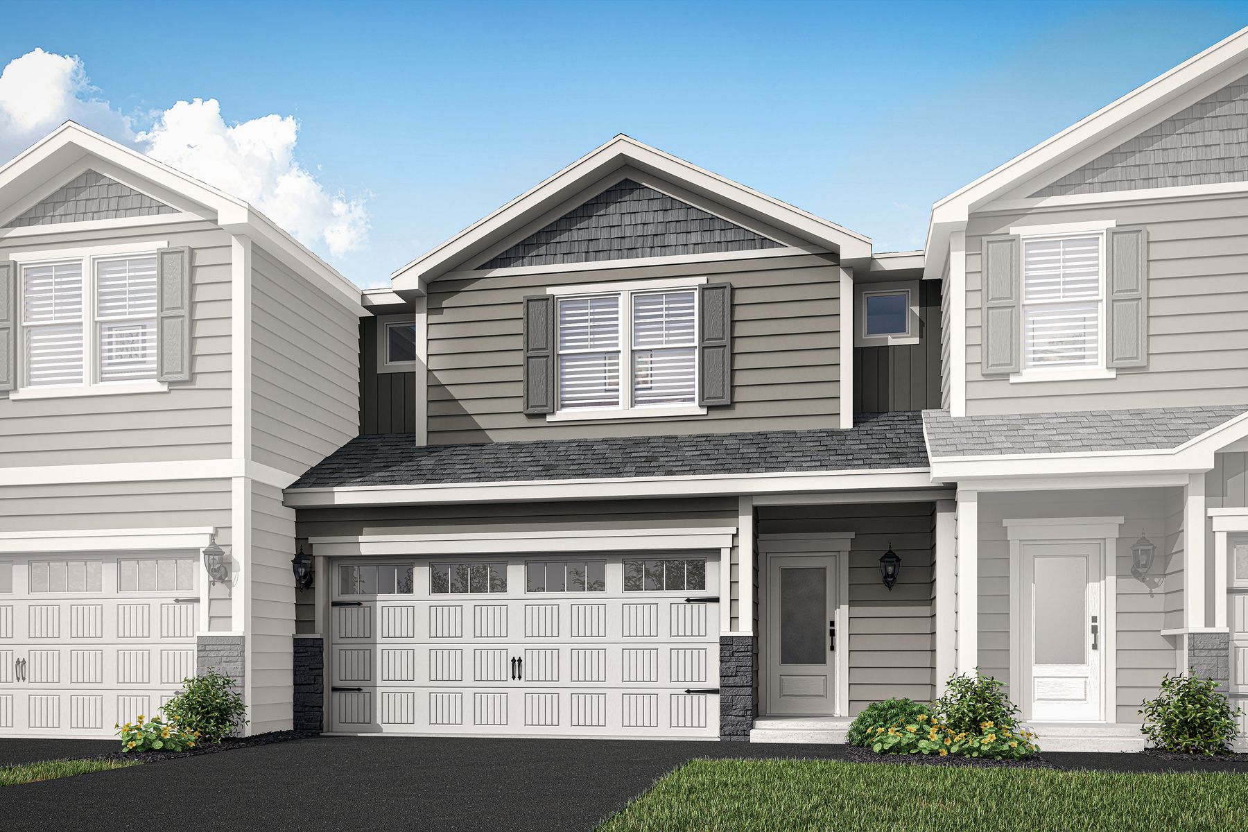 The Afton is a beautiful two story townhome.