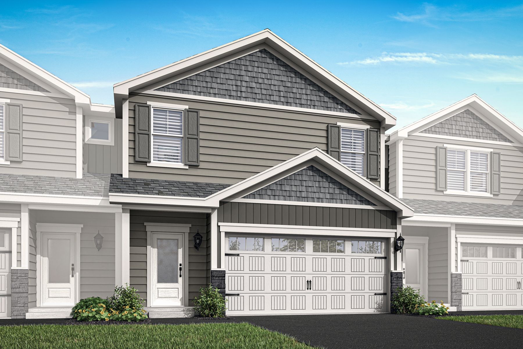 The Camden is a beautiful two story townhome.