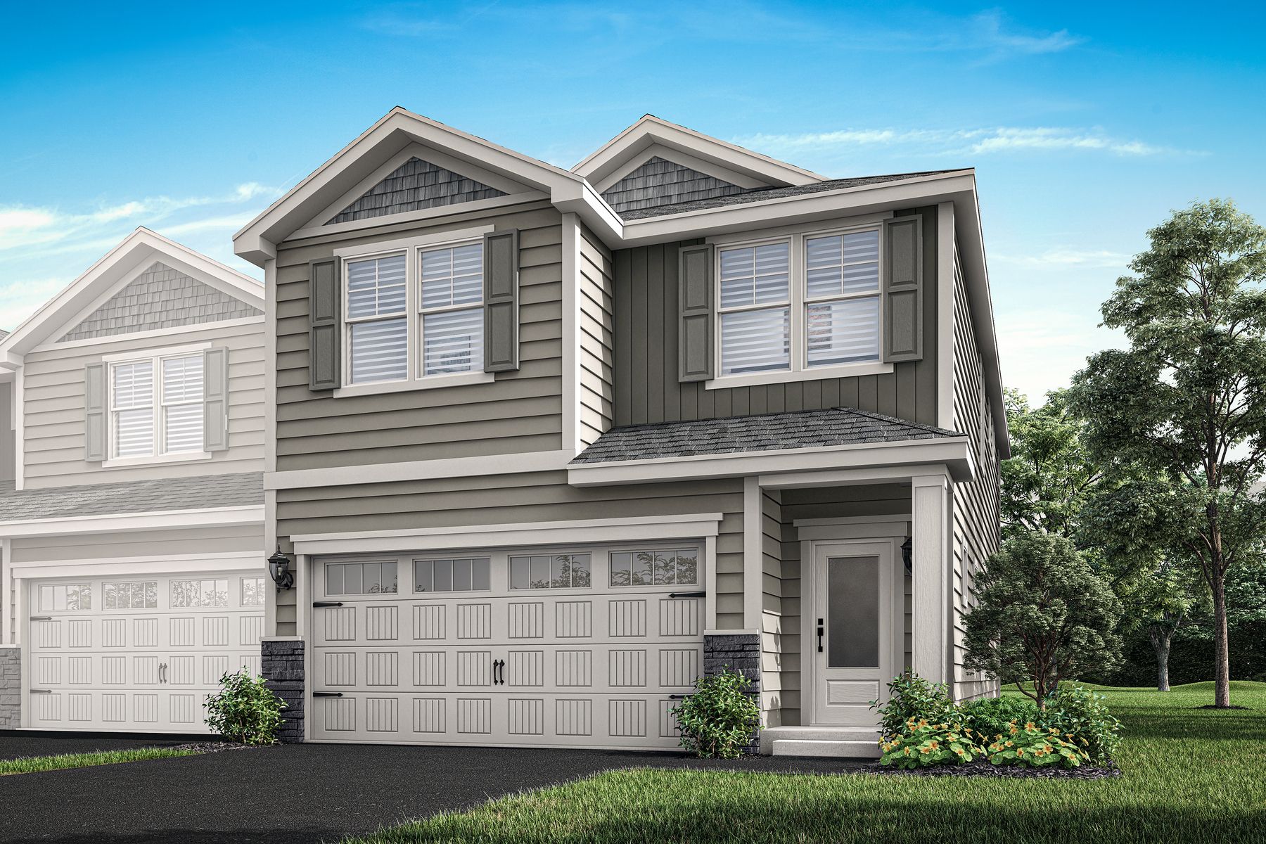 The Hayes is a beautiful two story townhome.