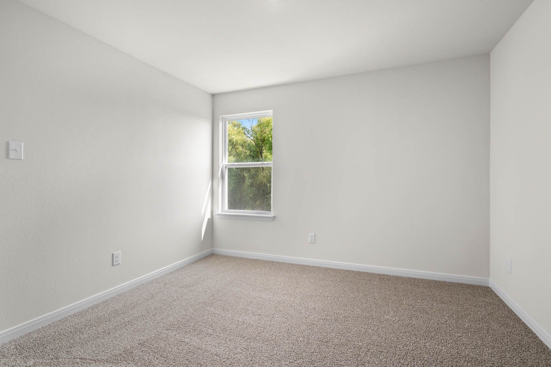 The secondary bedrooms are a great space for for children's bedrooms and guest rooms.