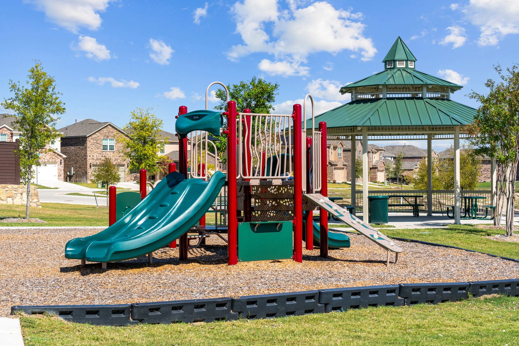 The smaller playground is perfect for younger children.