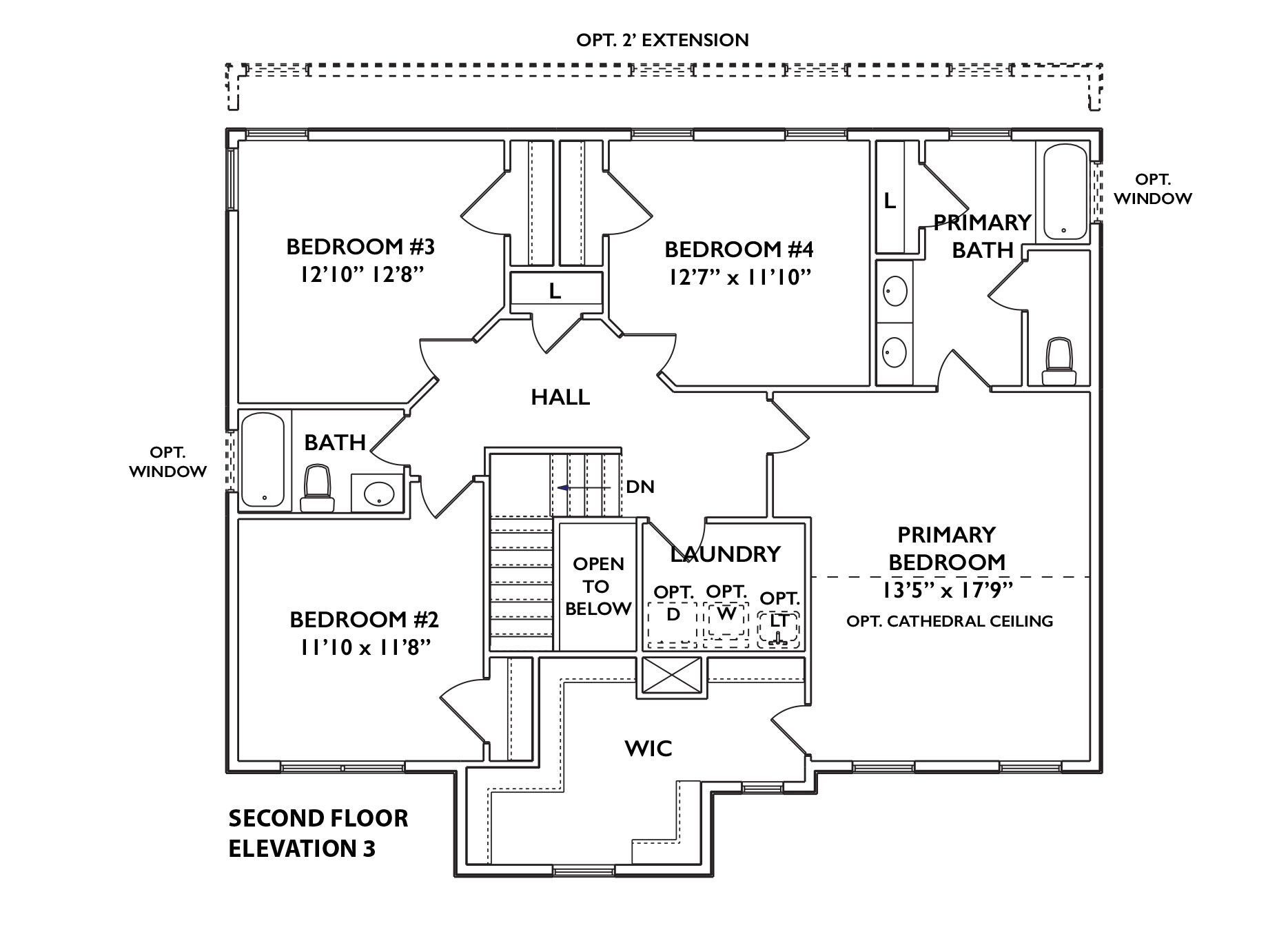 Second Floor Elev. 3