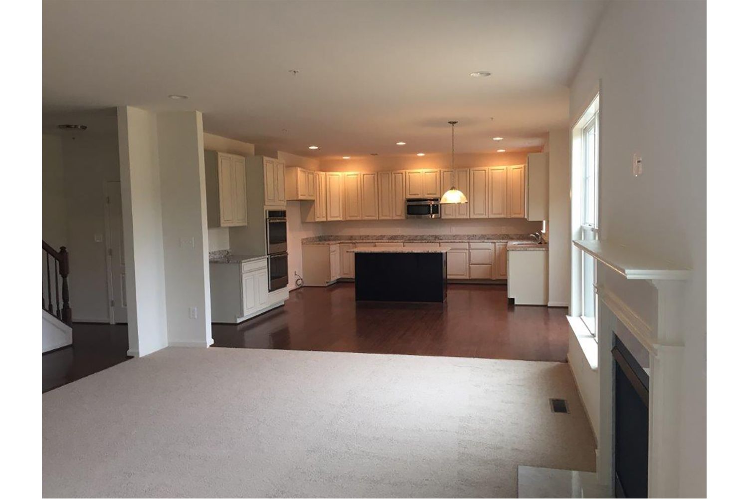 Family Room view of kitchen