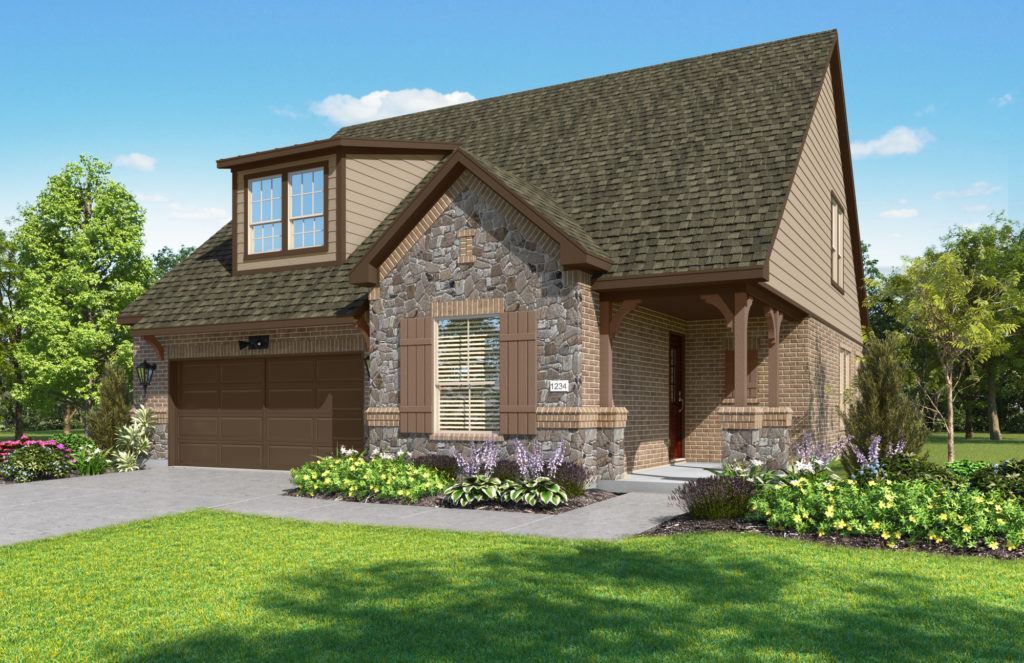 Verona 2 Story Plan at Ladera at Prosper in Prosper, TX by Ladera Texas