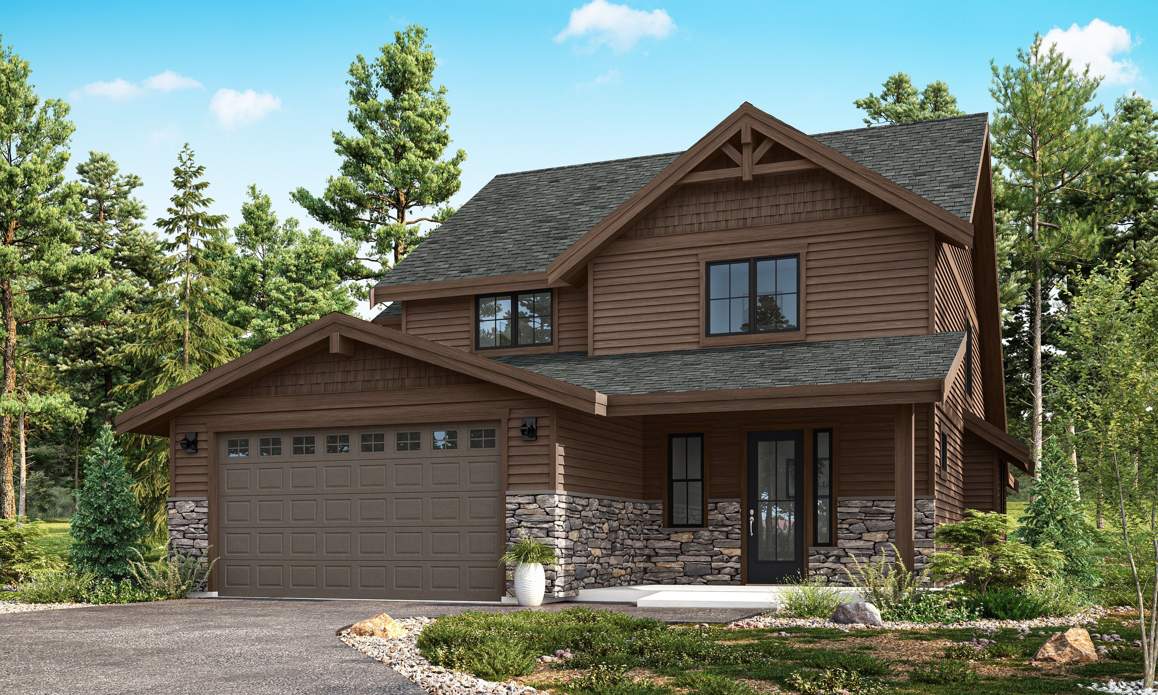 Villa Series - Monroe - The Uplands 55+: Cle Elum, Washington - Landed Gentry Homes